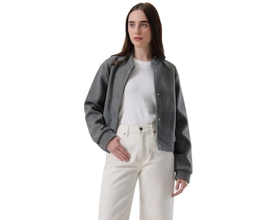 Foto 1 | Chamarra Gris Dockers para Mujer