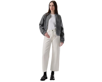 Foto 2 | Chamarra Gris Dockers para Mujer