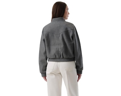 Foto 3 | Chamarra Gris Dockers para Mujer