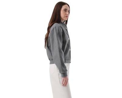 Foto 4 | Chamarra Gris Dockers para Mujer