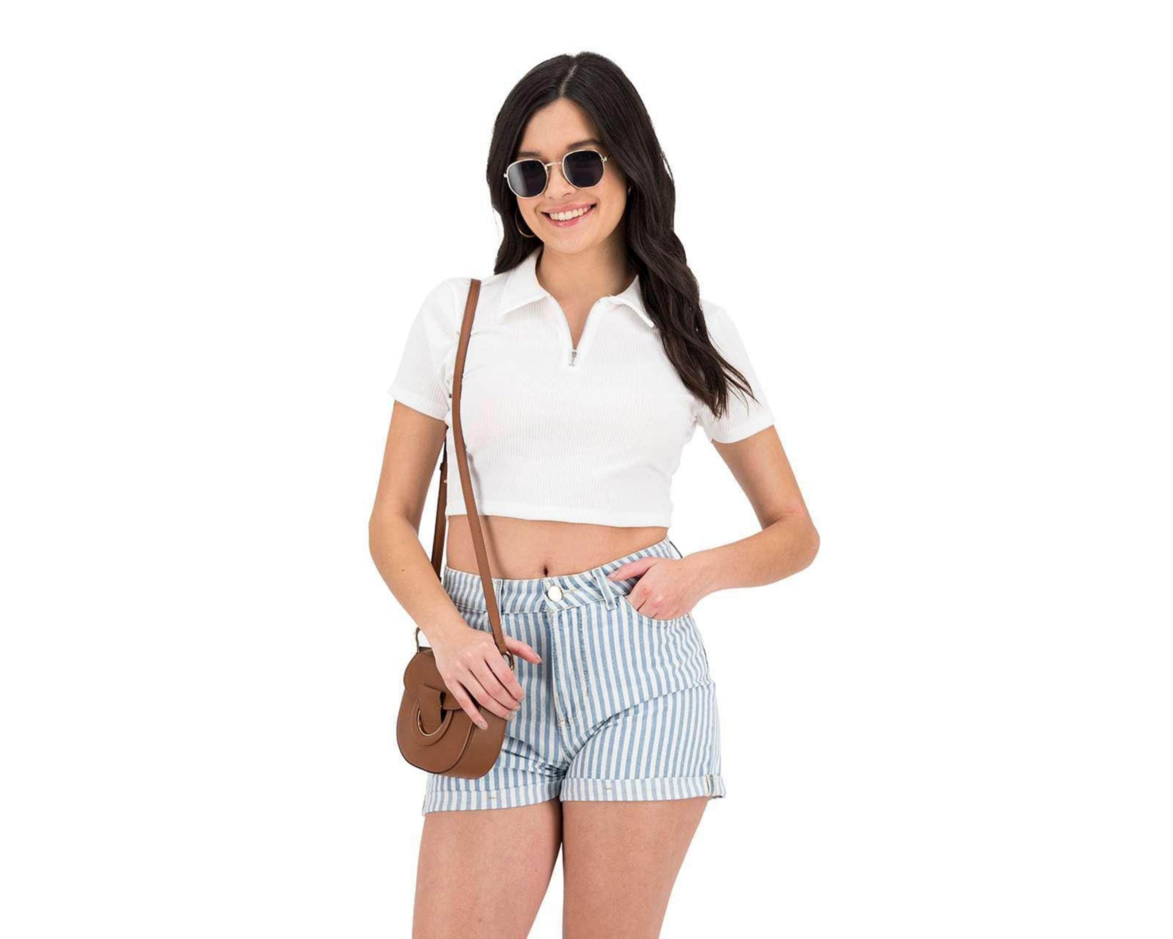 Playera Thinner Tipo Polo con Cierre en Cuello