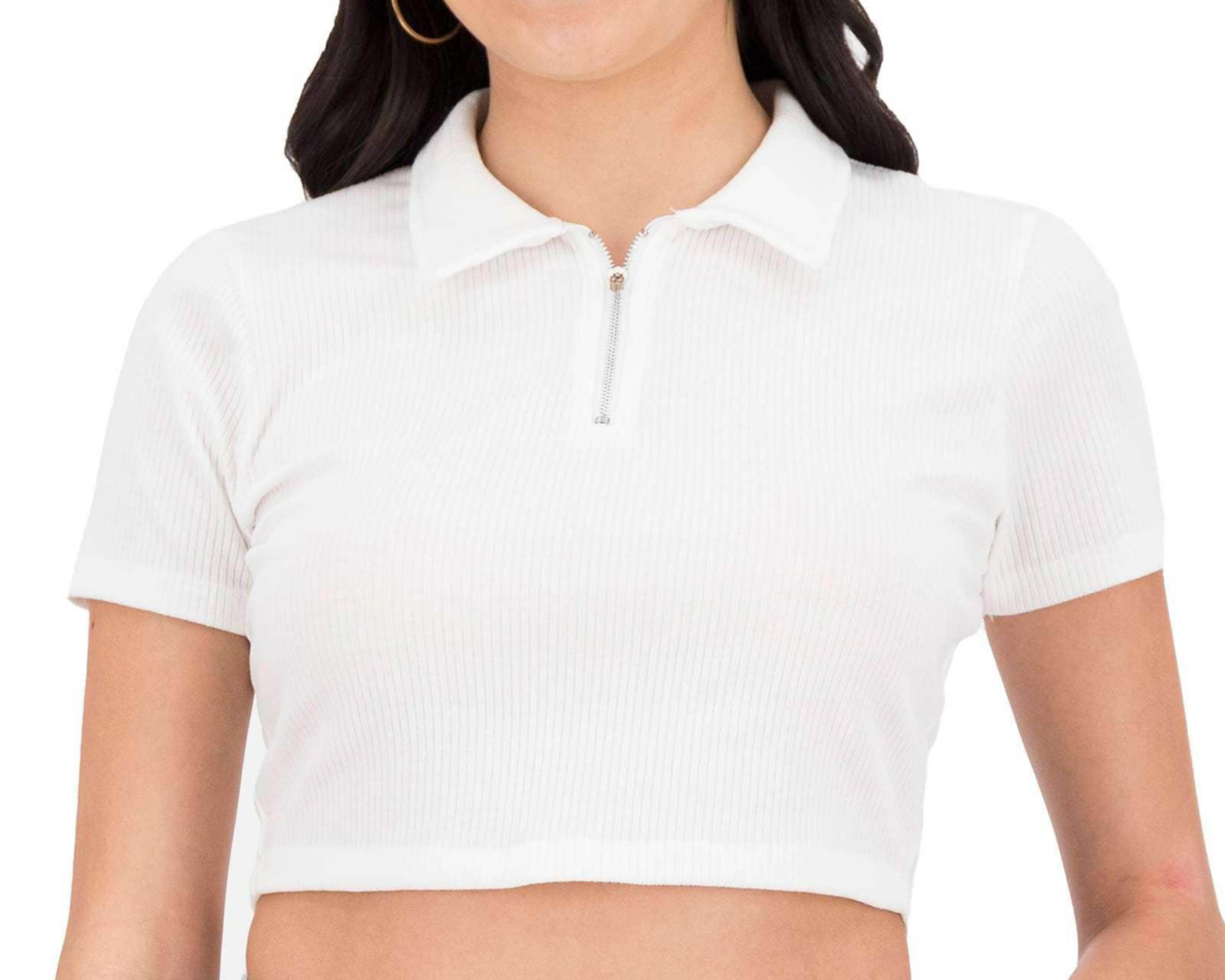 Foto 7 | Playera Thinner Tipo Polo con Cierre en Cuello