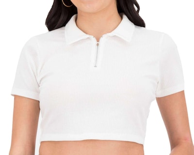 Foto 7 | Playera Thinner Tipo Polo con Cierre en Cuello