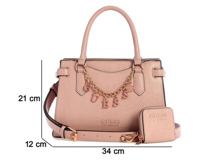 Foto 4 | Bolsa de Mano Guess Amarantha con Monedero