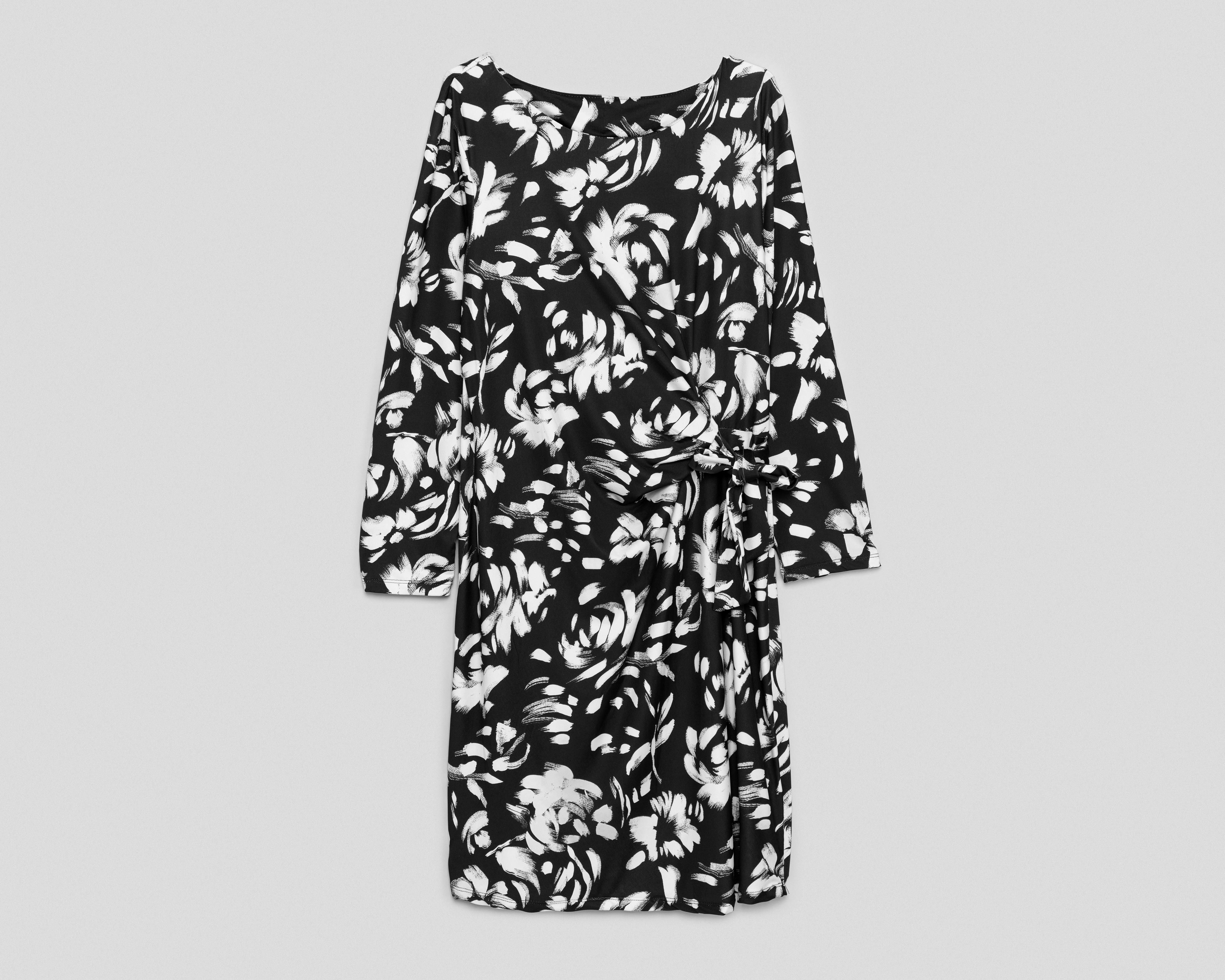 Foto 2 pulgar | Vestido Casual Sahara Manga Larga Estampado Midi para Mujer