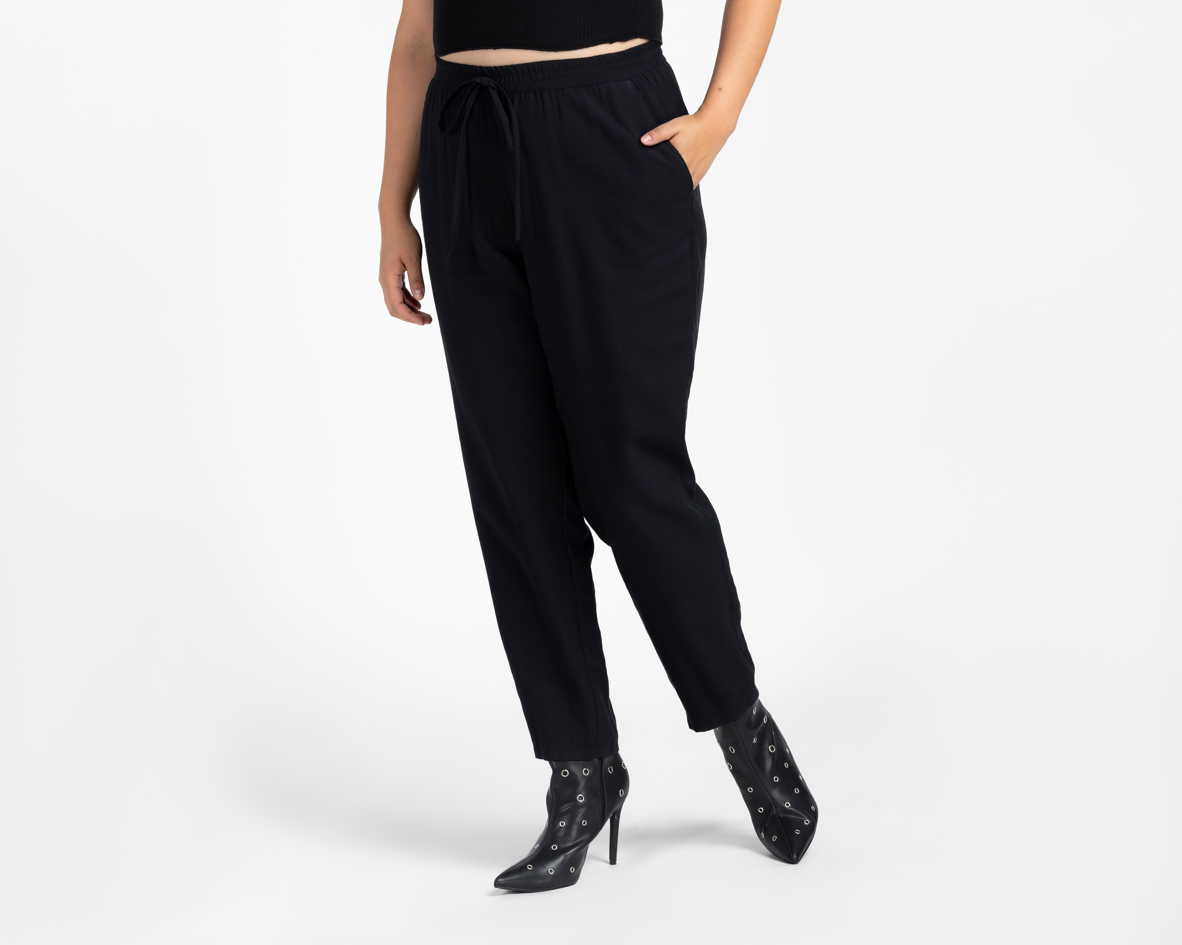 Pantalón Ancho Sahara con Elástico para Mujer $339