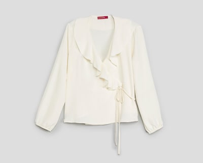 Foto 1 | Blusa con Olanes Sahara para Mujer