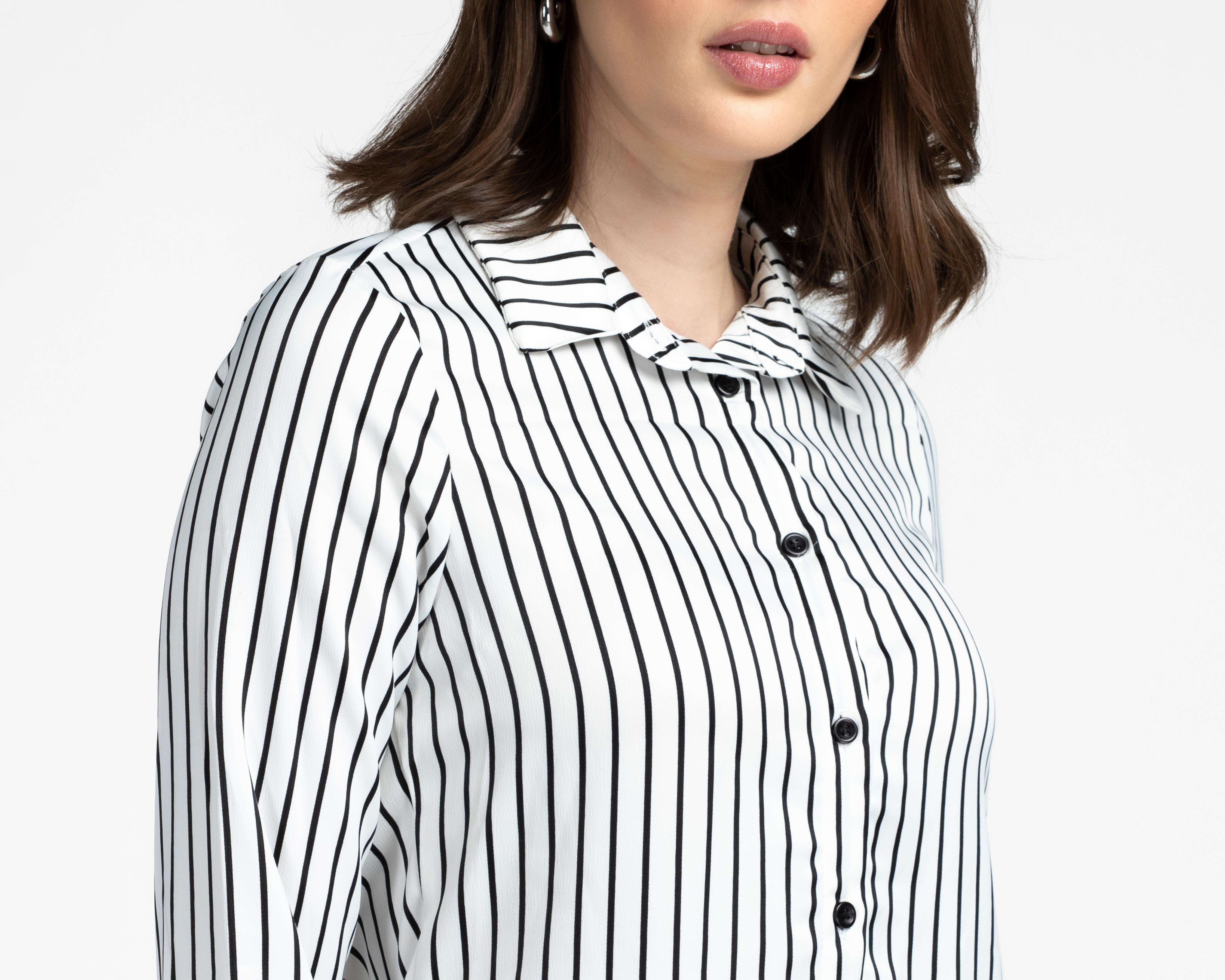 Foto 4 | Blusa a Rayas Sahara para Mujer
