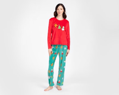 Foto 1 | Pijama Refill Navideña para Mujer