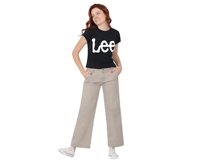 Foto 4 | Jeans Wide Leg Lee para Mujer