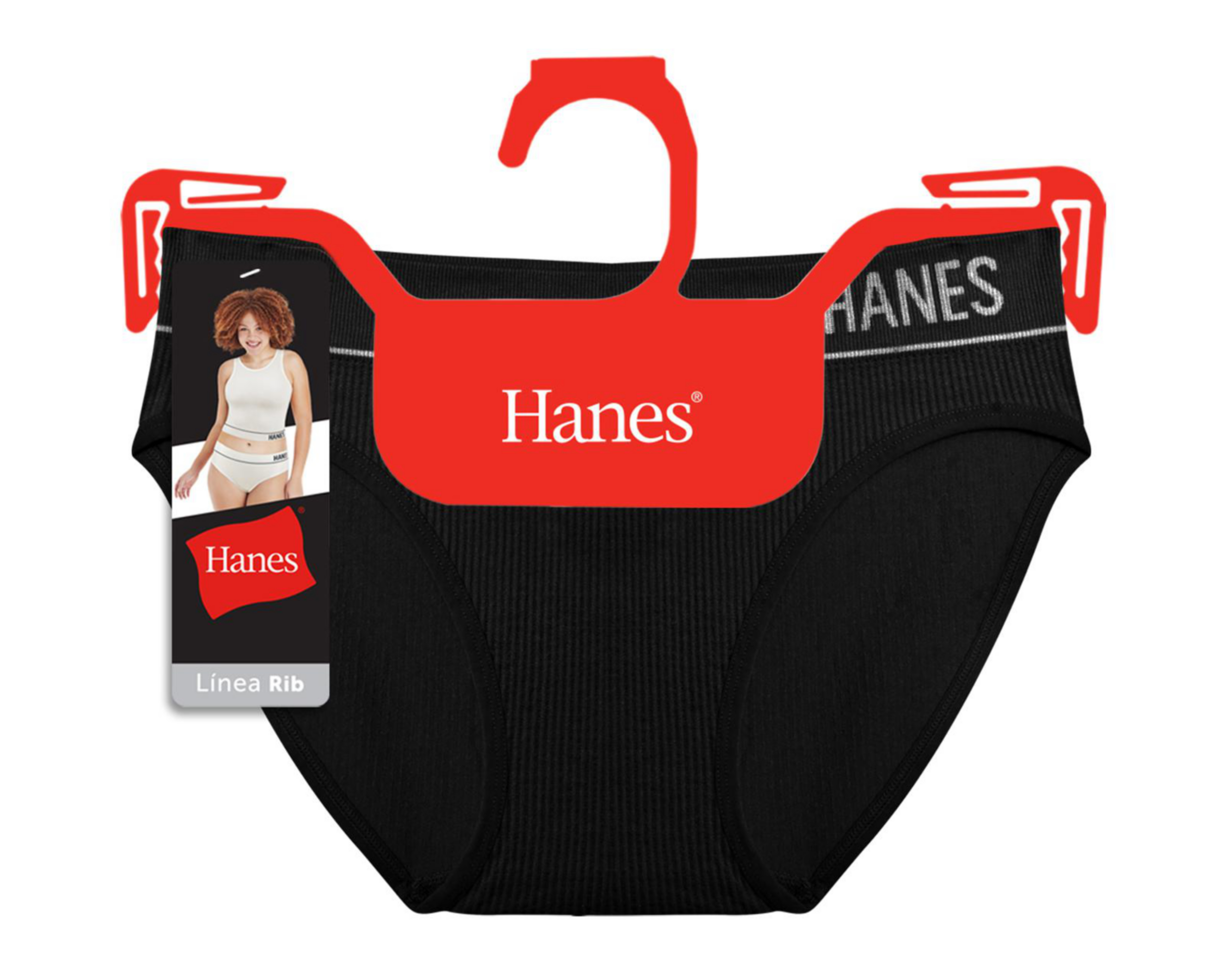 Foto 3 pulgar | Bikini Seamless Hanes para Mujer