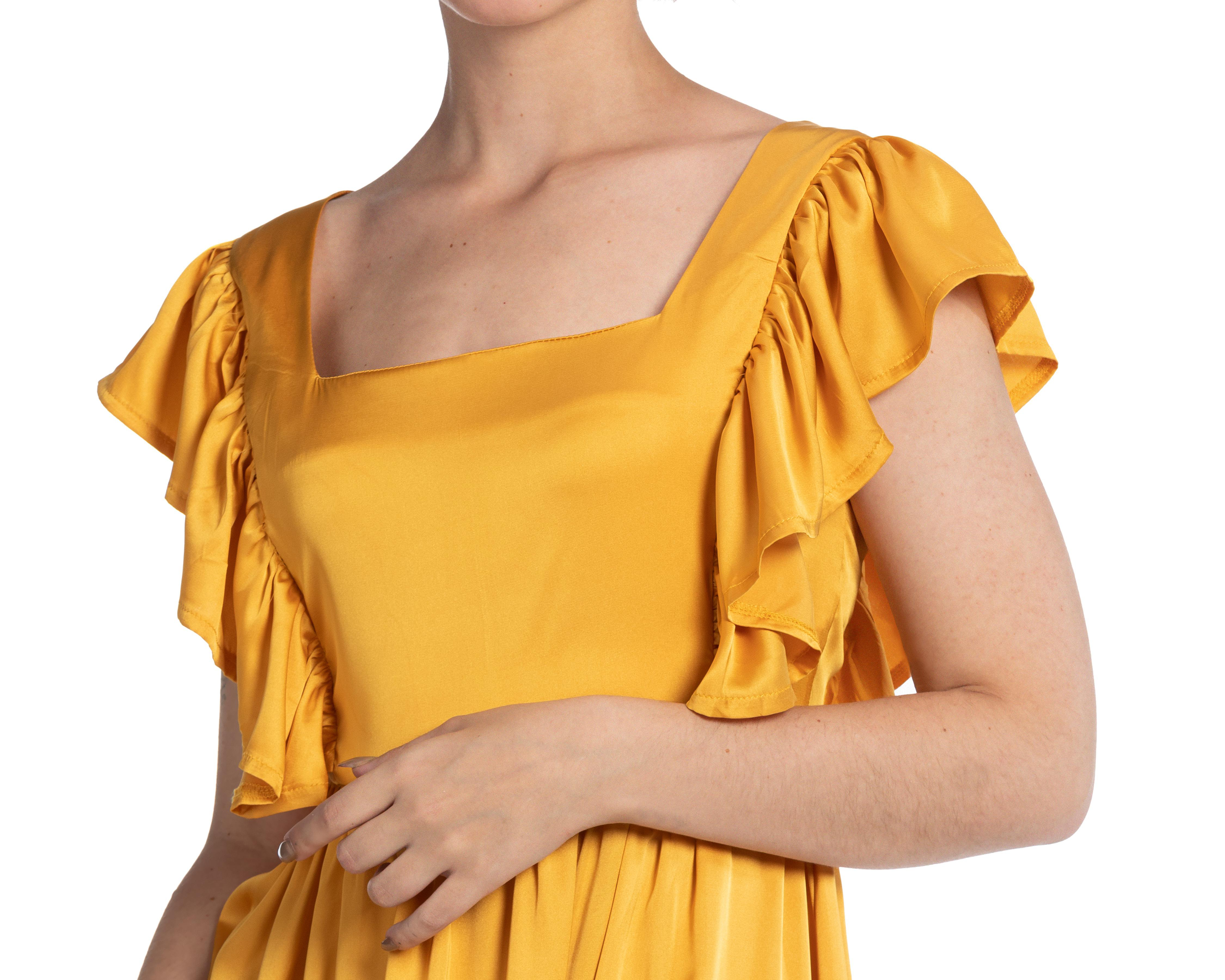 Foto 5 pulgar | Vestido Meirius Casual Amarillo