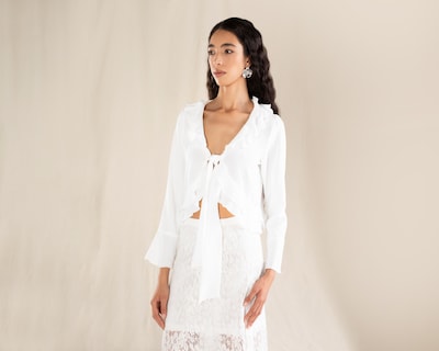Foto 2 | Blusa Manga Larga Strona para Mujer