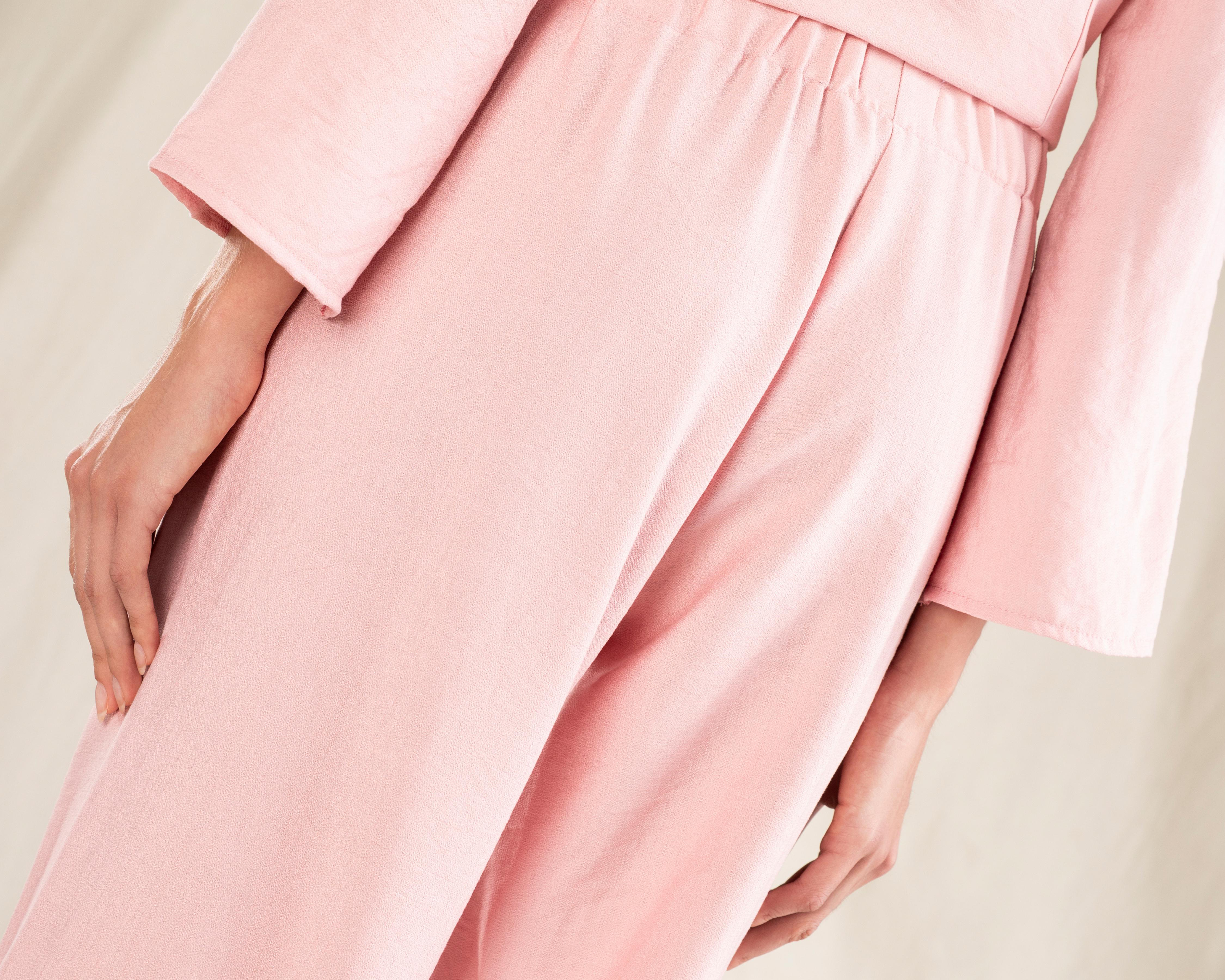 Foto 6 pulgar | Pantalón Ancho Strona Rosa para Mujer