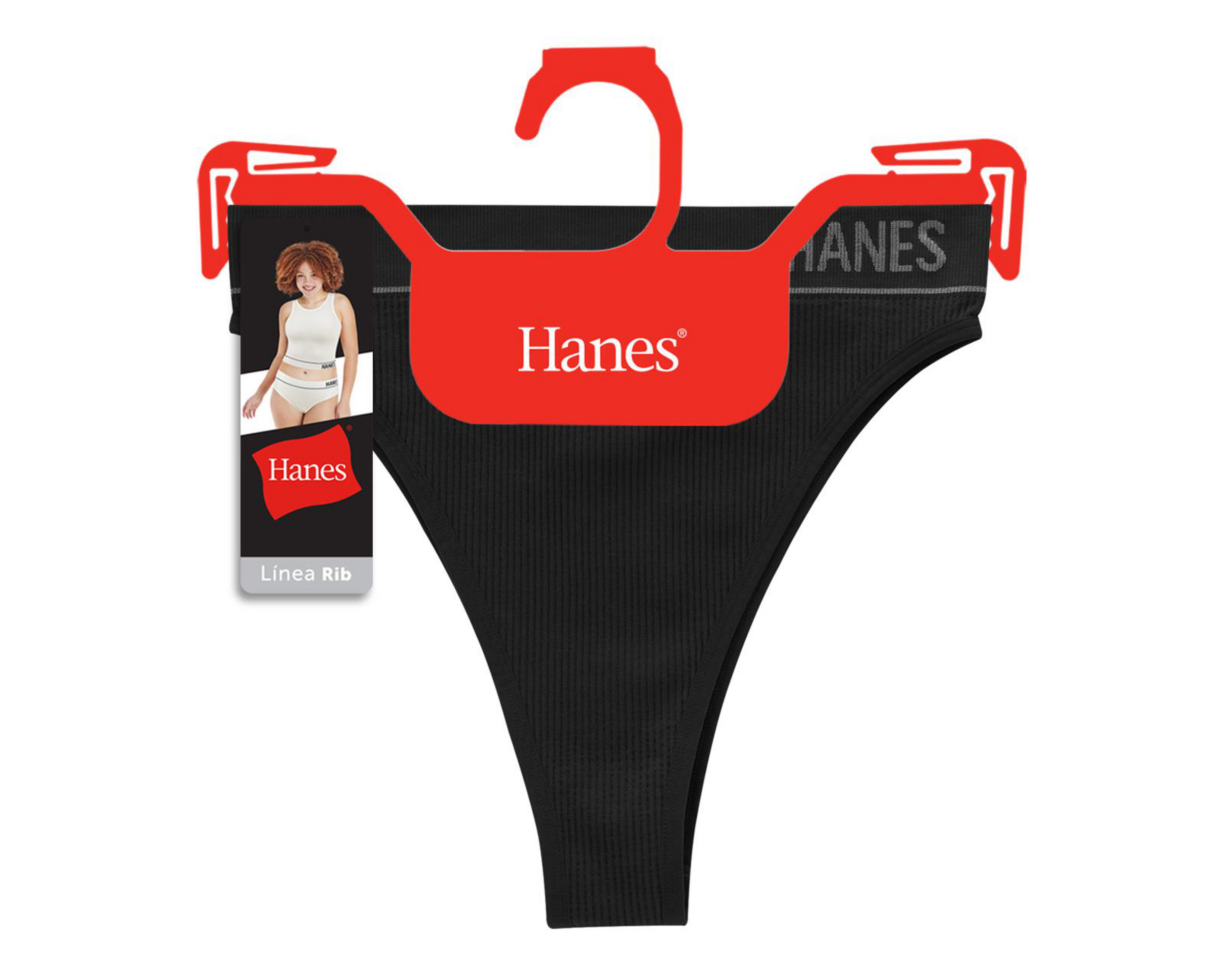 Foto 3 pulgar | Tanga Seamless Hanes para Mujer