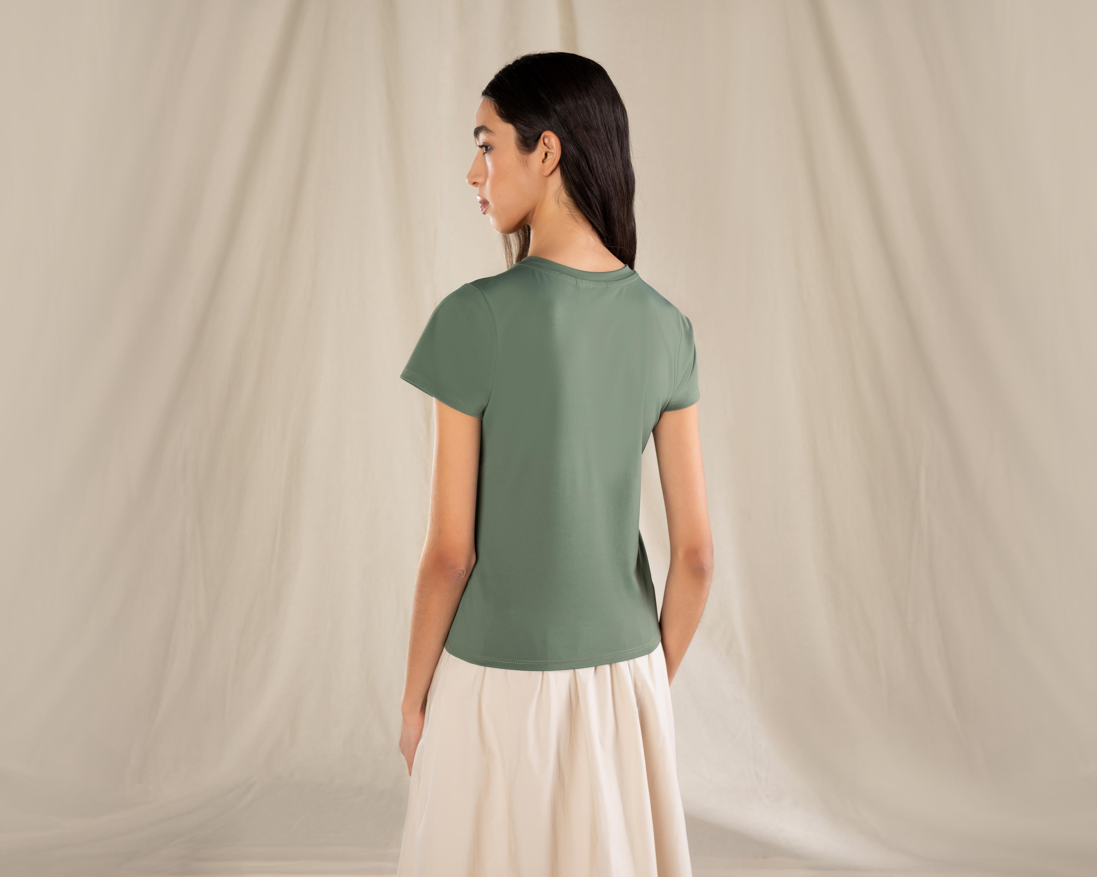 Foto 3 | Playera Manga Corta Strona para Mujer
