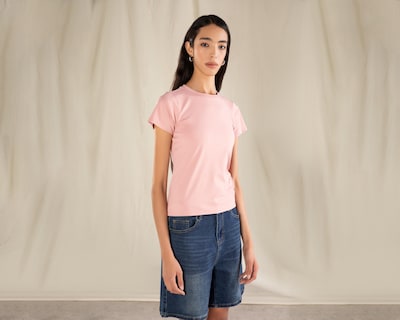 Foto 2 | Playera Manga Corta Strona para Mujer