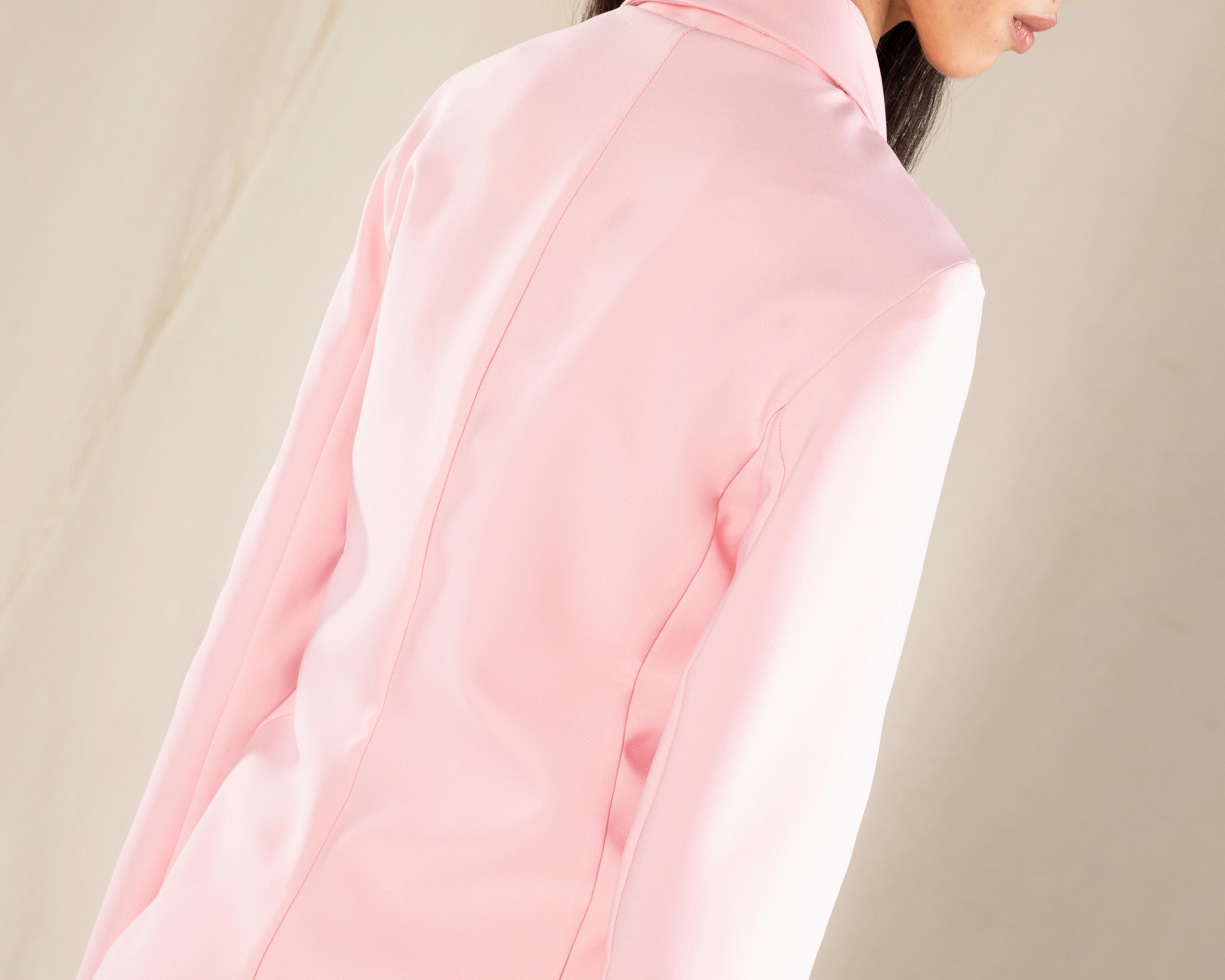Foto 6 pulgar | Blazer Rosa Strona para Mujer