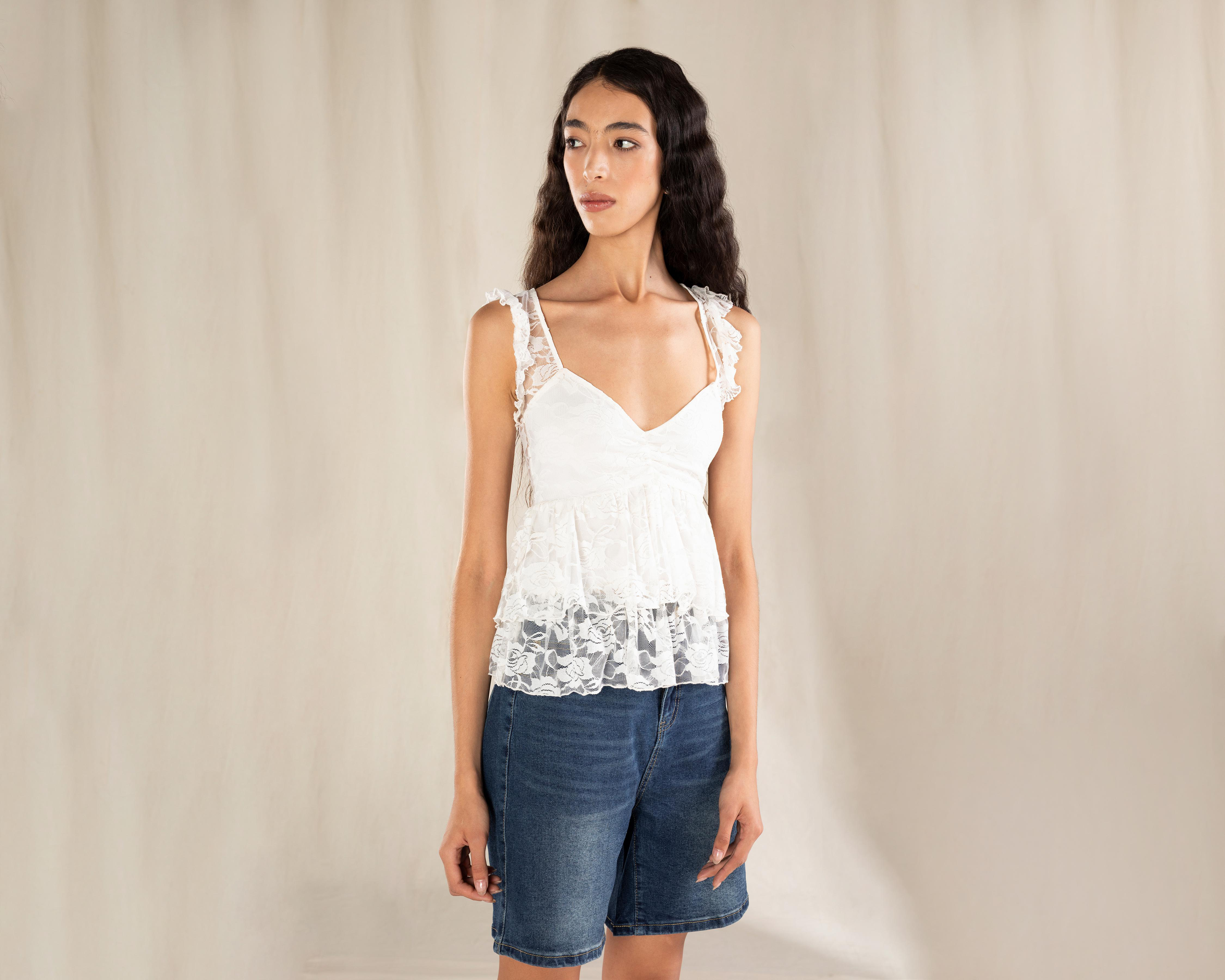 Foto 2 | Blusa sin Mangas Strona para Mujer