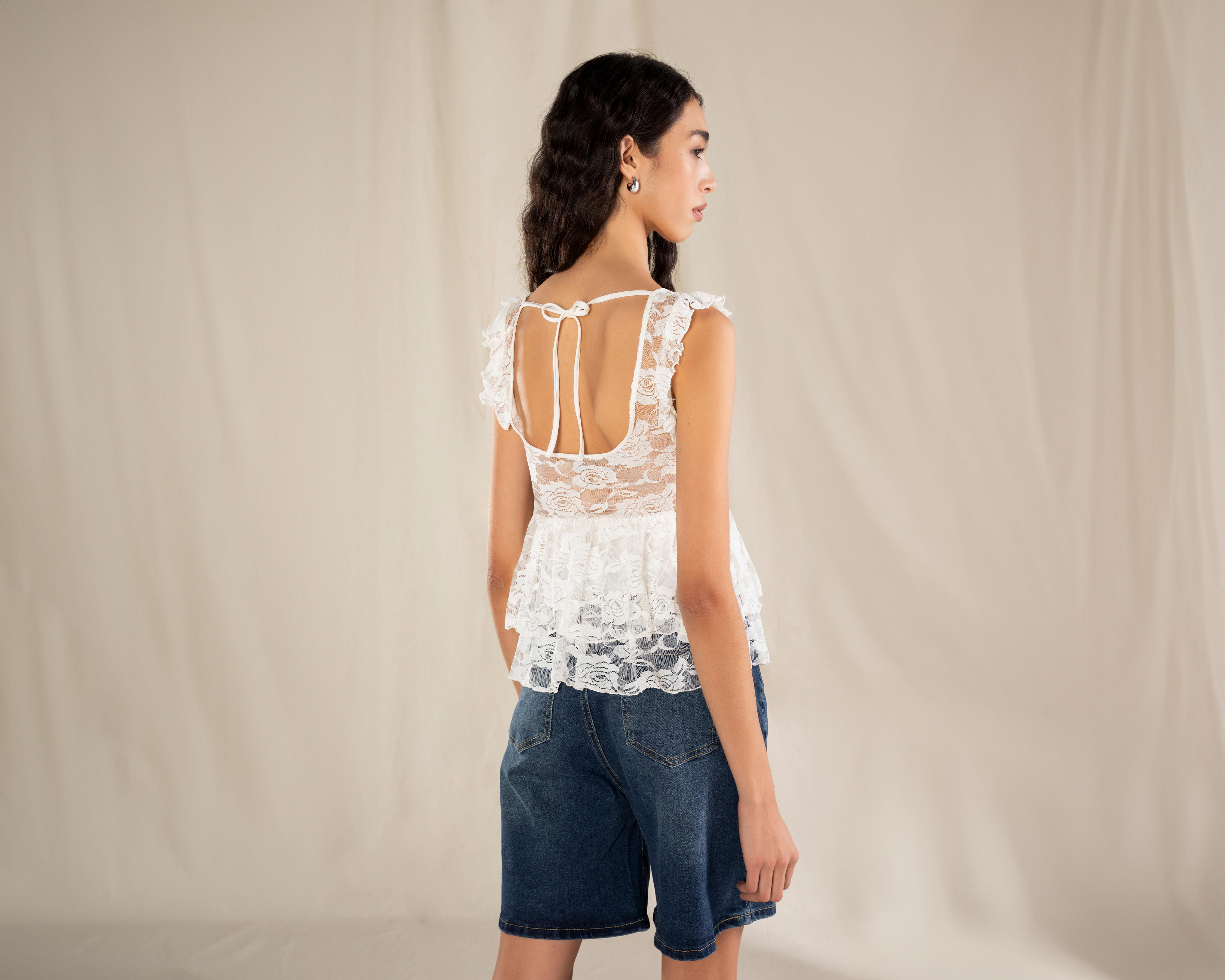 Foto 3 | Blusa sin Mangas Strona para Mujer