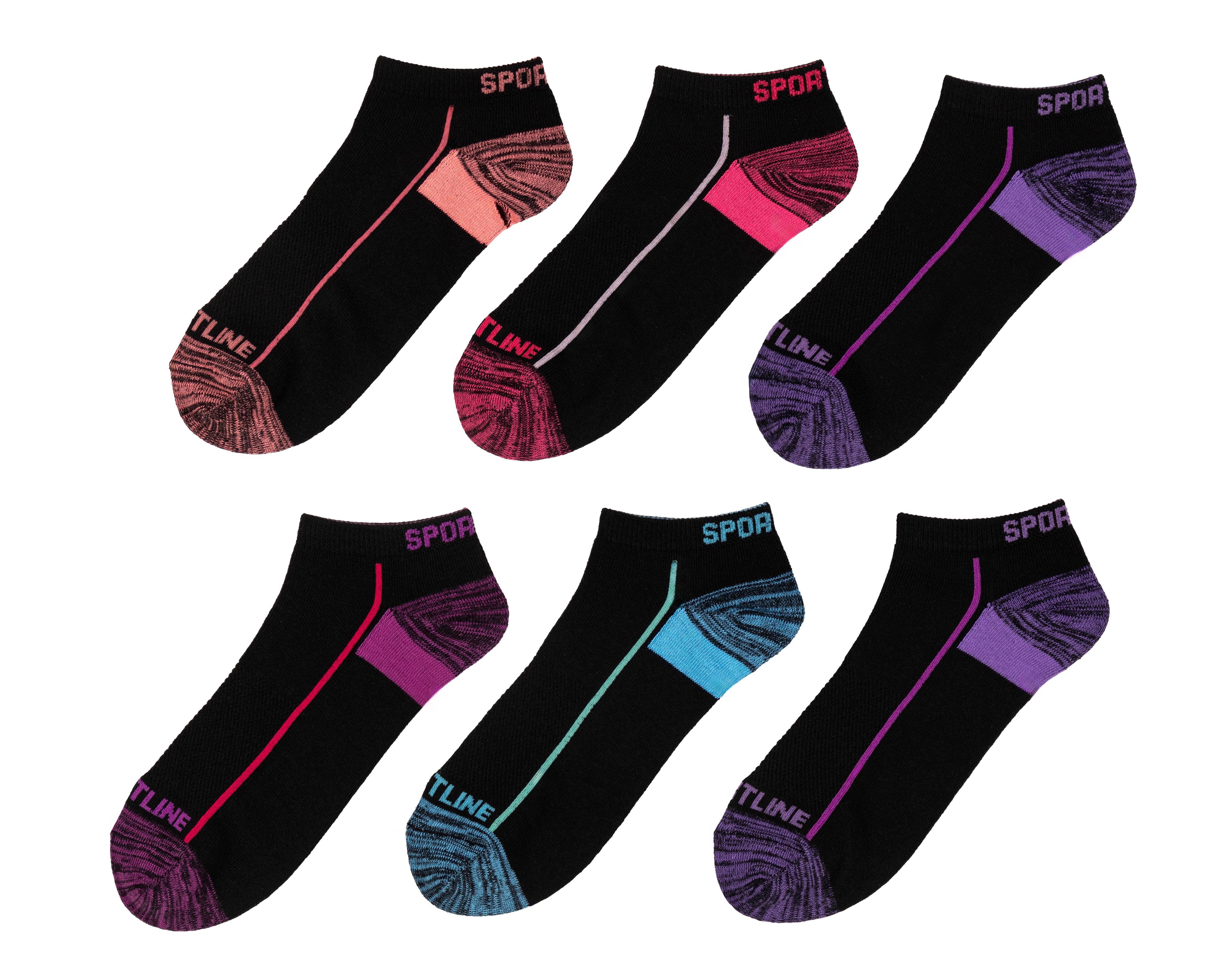 Calcetas Deportivas Sportline para Mujer 6 Pares