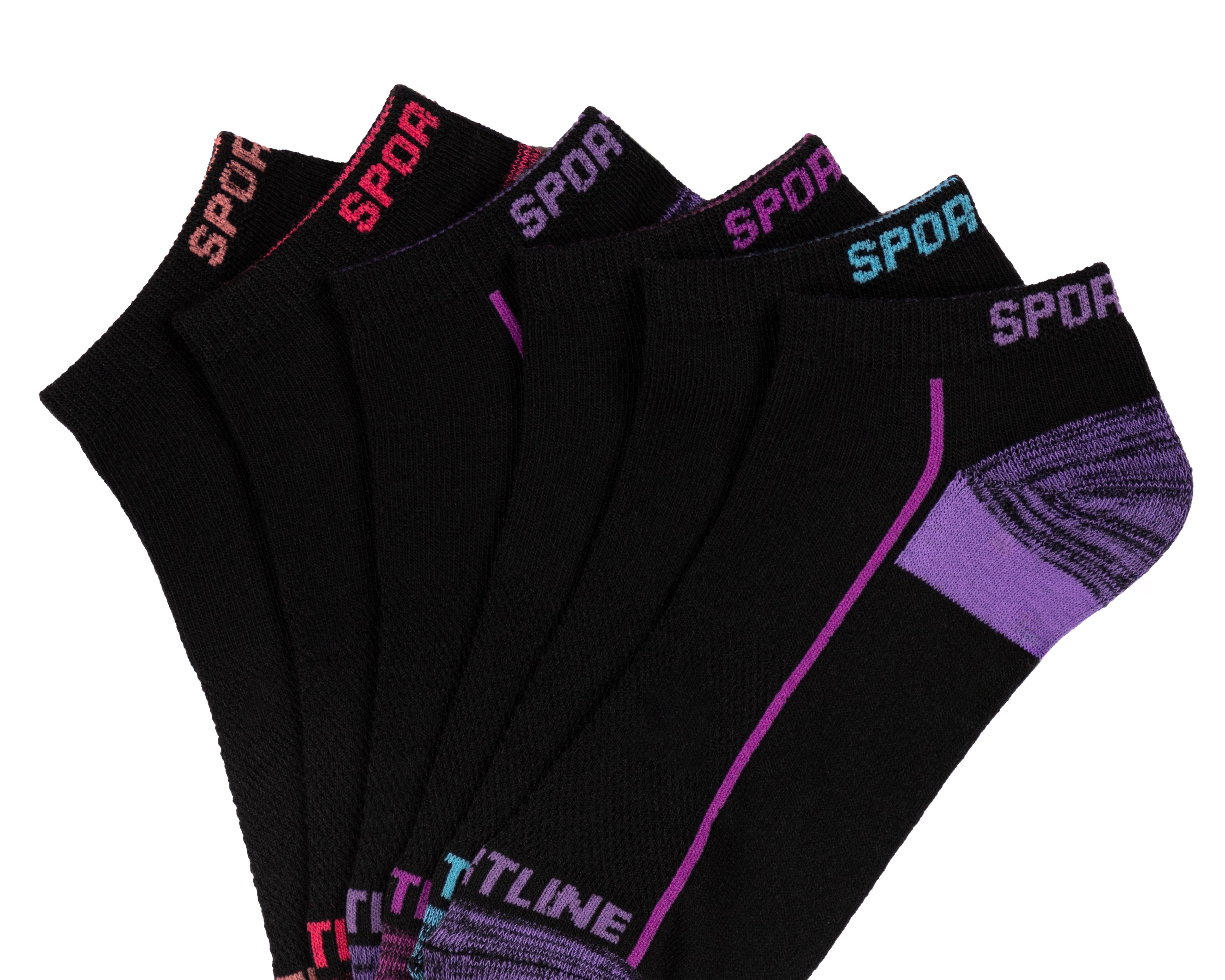 Foto 3 pulgar | Calcetas Deportivas Sportline para Mujer 6 Pares