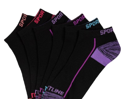 Foto 2 | Calcetas Deportivas Sportline para Mujer 6 Pares