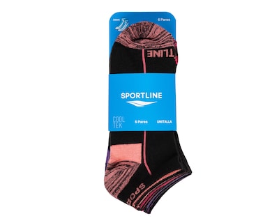Foto 3 | Calcetas Deportivas Sportline para Mujer 6 Pares