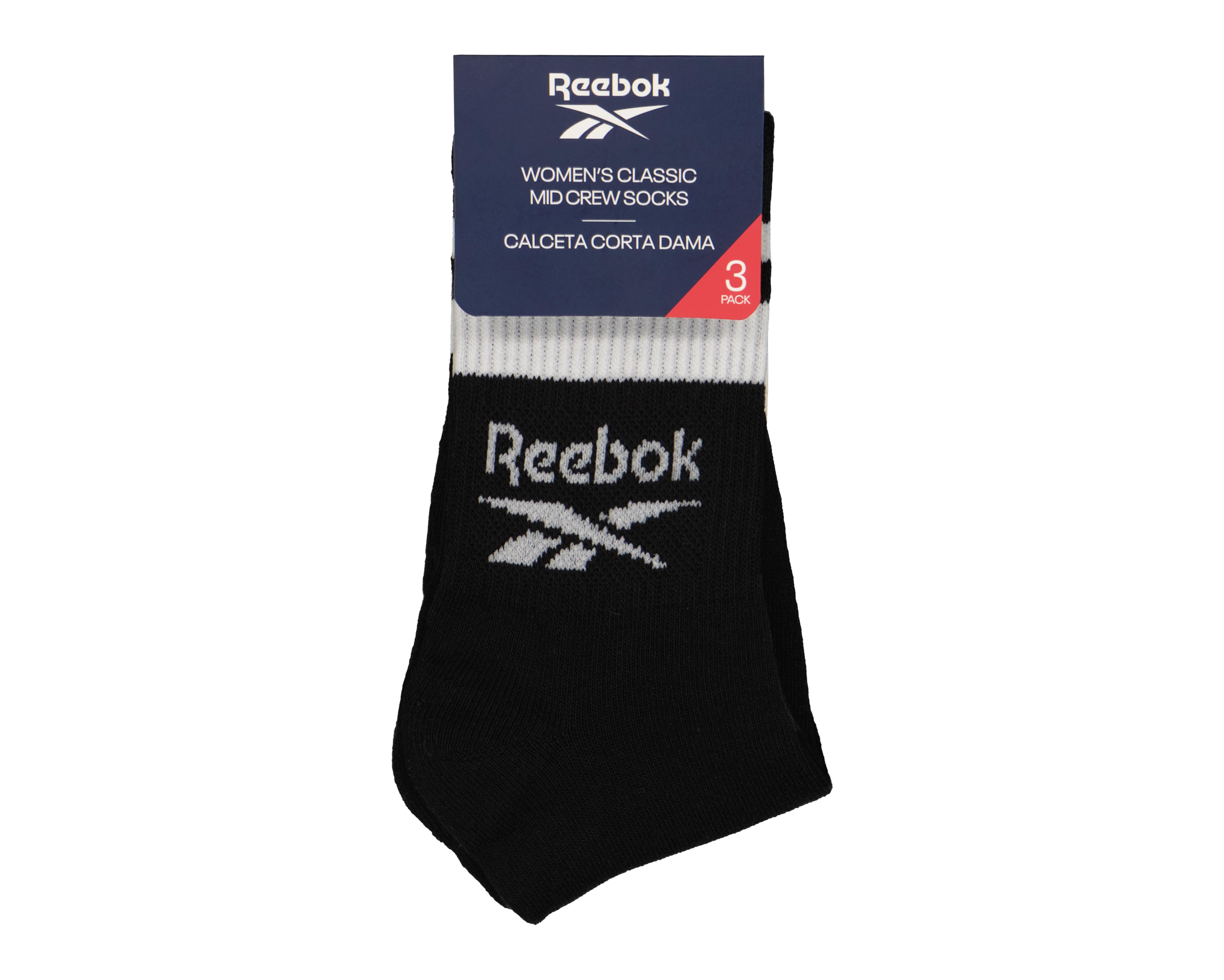Foto 4 pulgar | Calcetas Deportivas Reebok para Mujer 3 Pares