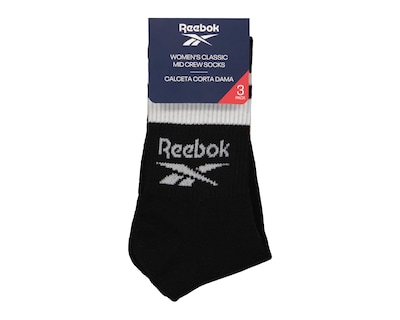 Foto 3 | Calcetas Deportivas Reebok para Mujer 3 Pares