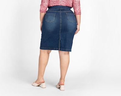 Foto 3 | Falda de Mezclilla Lady Sun Azul para Mujer