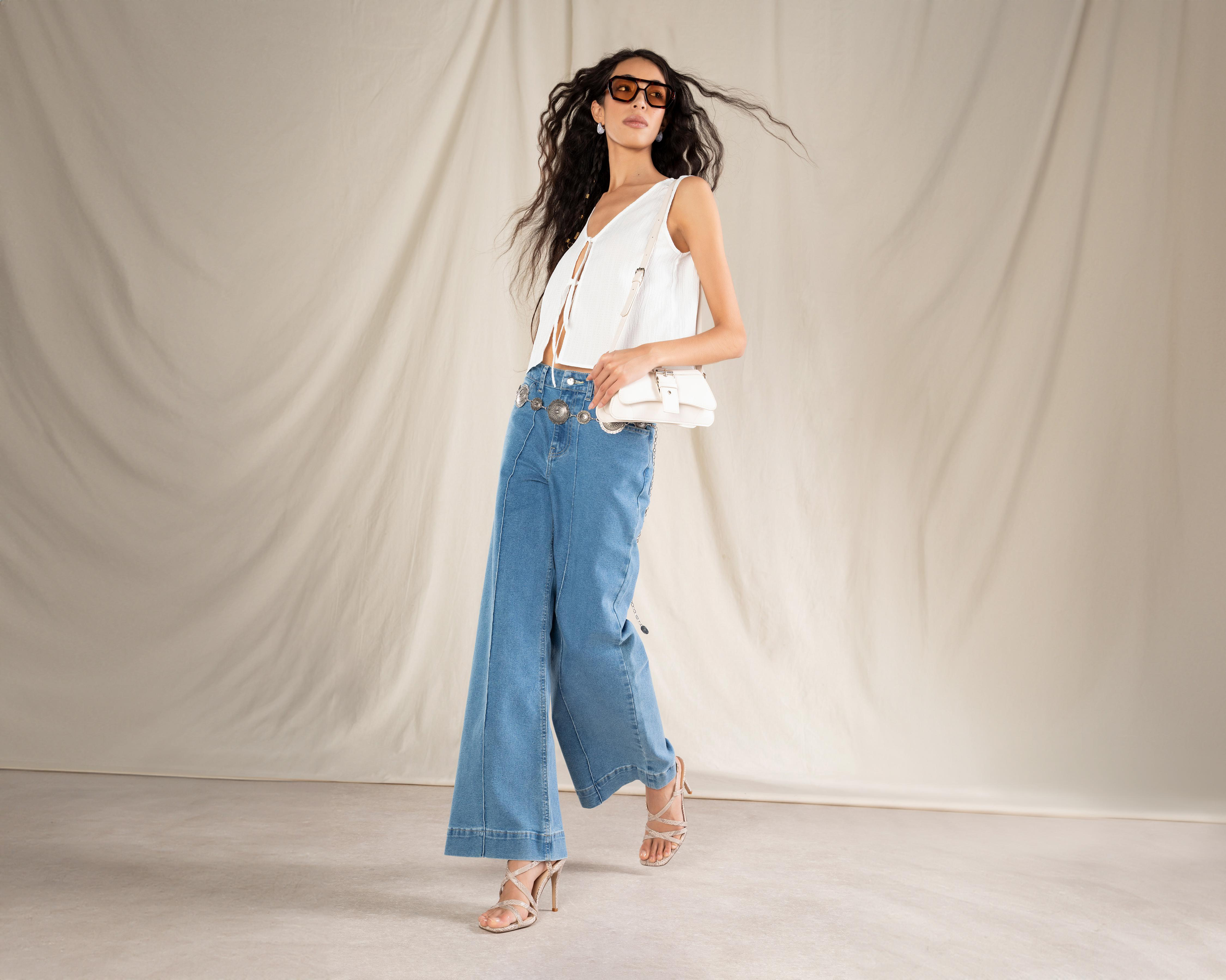 Foto 2 pulgar | Jeans Wide Leg Strona Juvenil