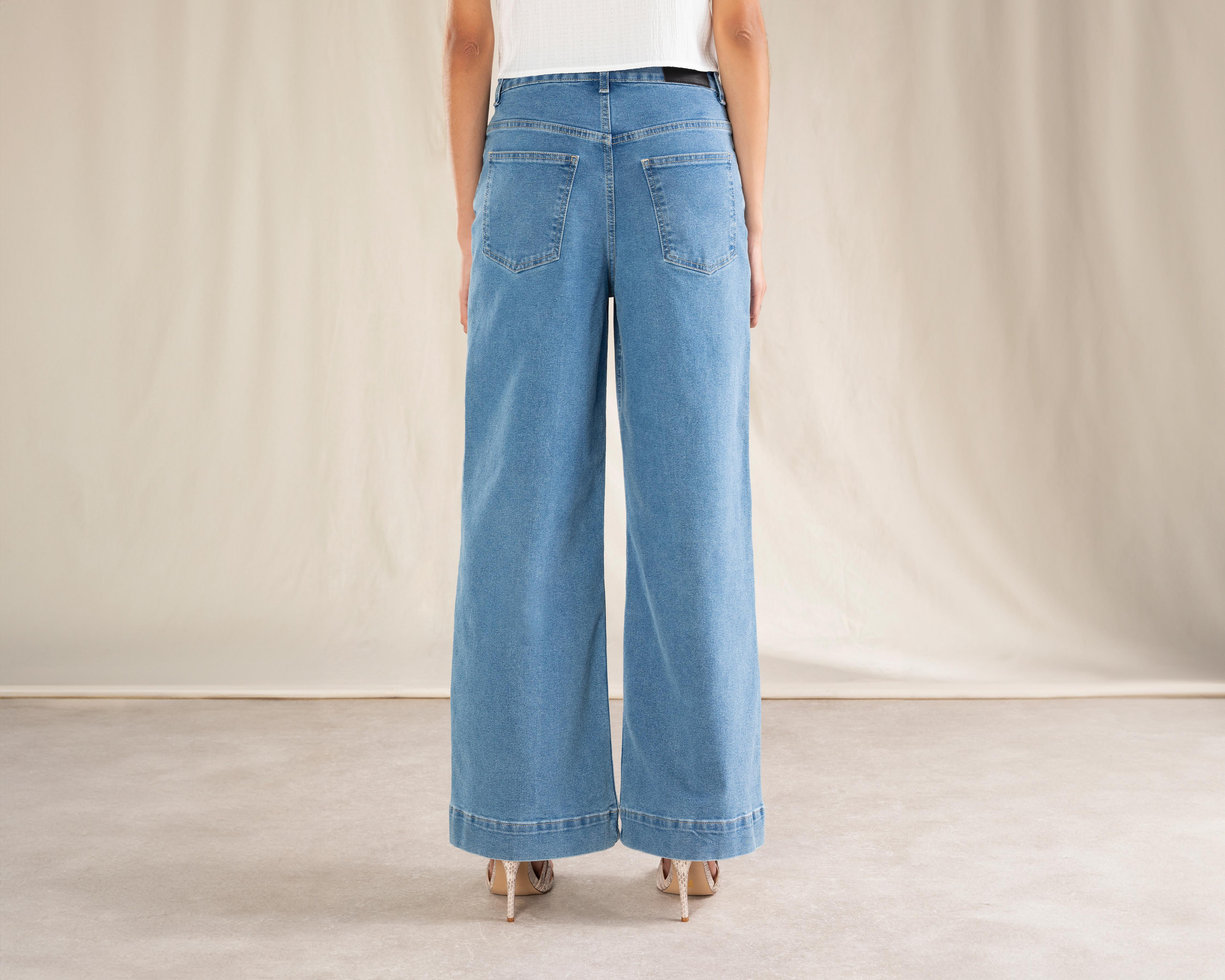 Foto 4 pulgar | Jeans Wide Leg Strona Juvenil