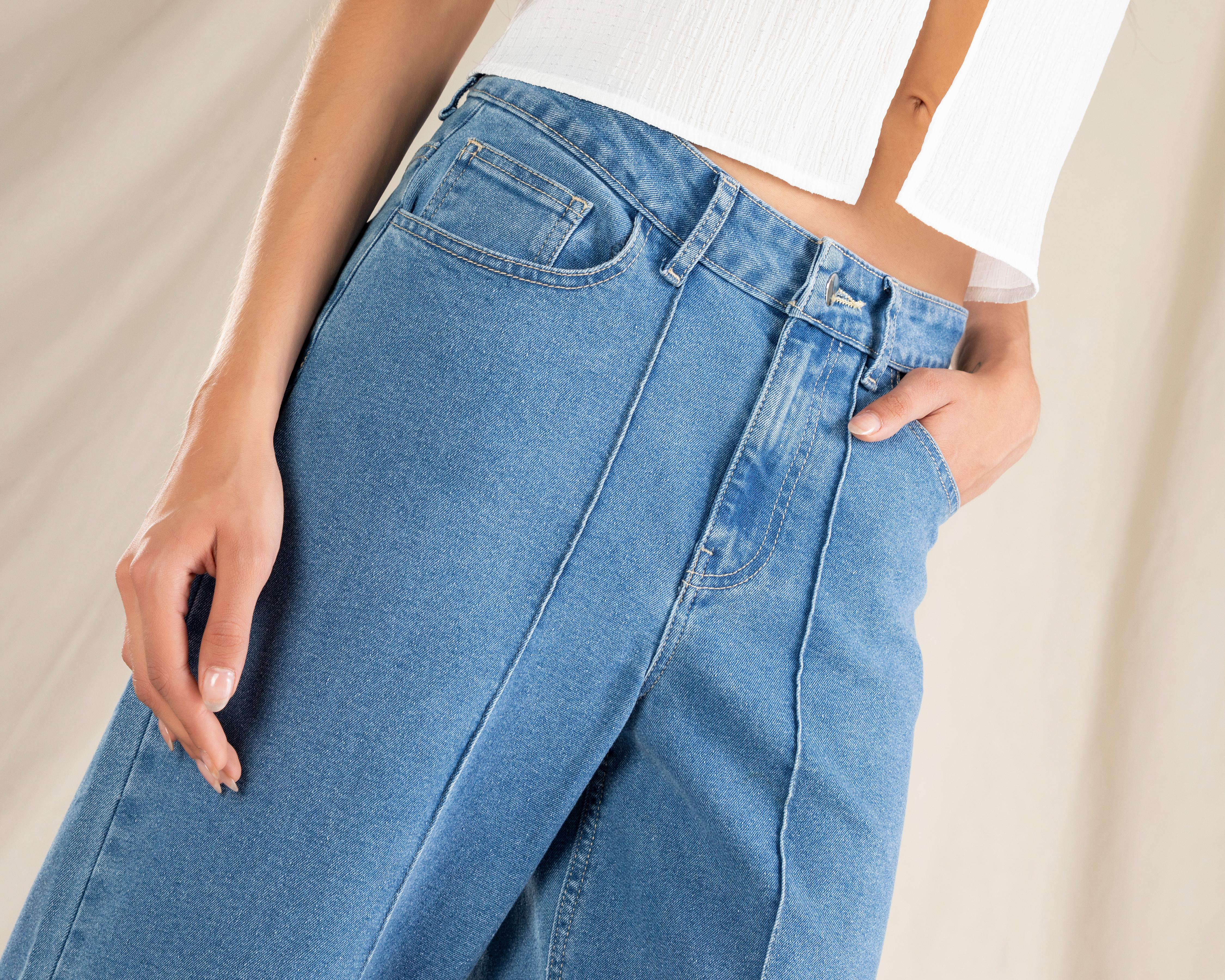 Foto 6 pulgar | Jeans Wide Leg Strona Juvenil