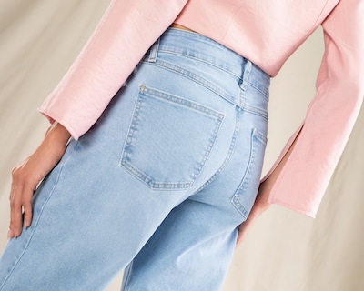 Foto 5 | Jeans Wide Leg Strona para Mujer