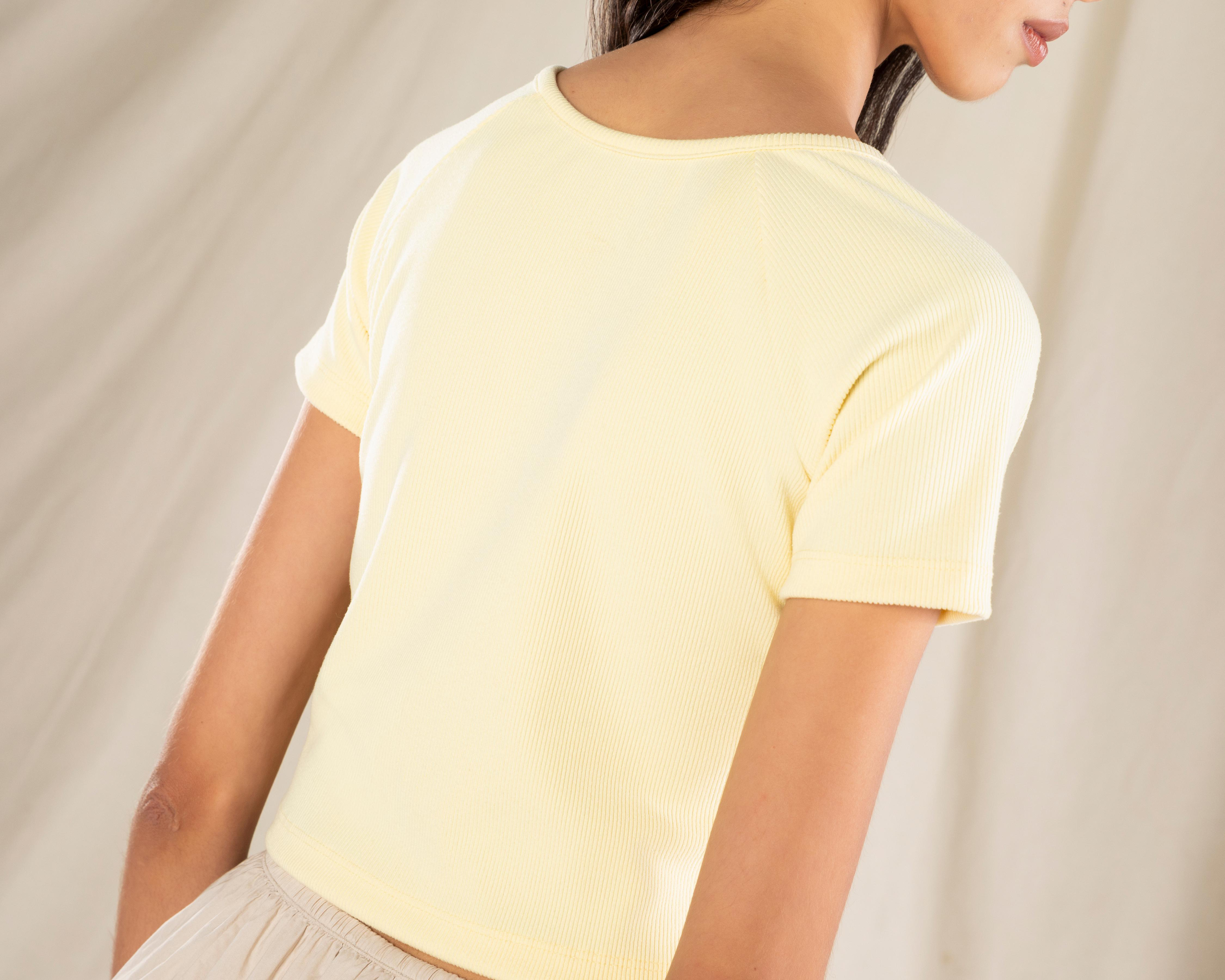 Foto 6 pulgar | Blusa Amarilla Strona para Mujer