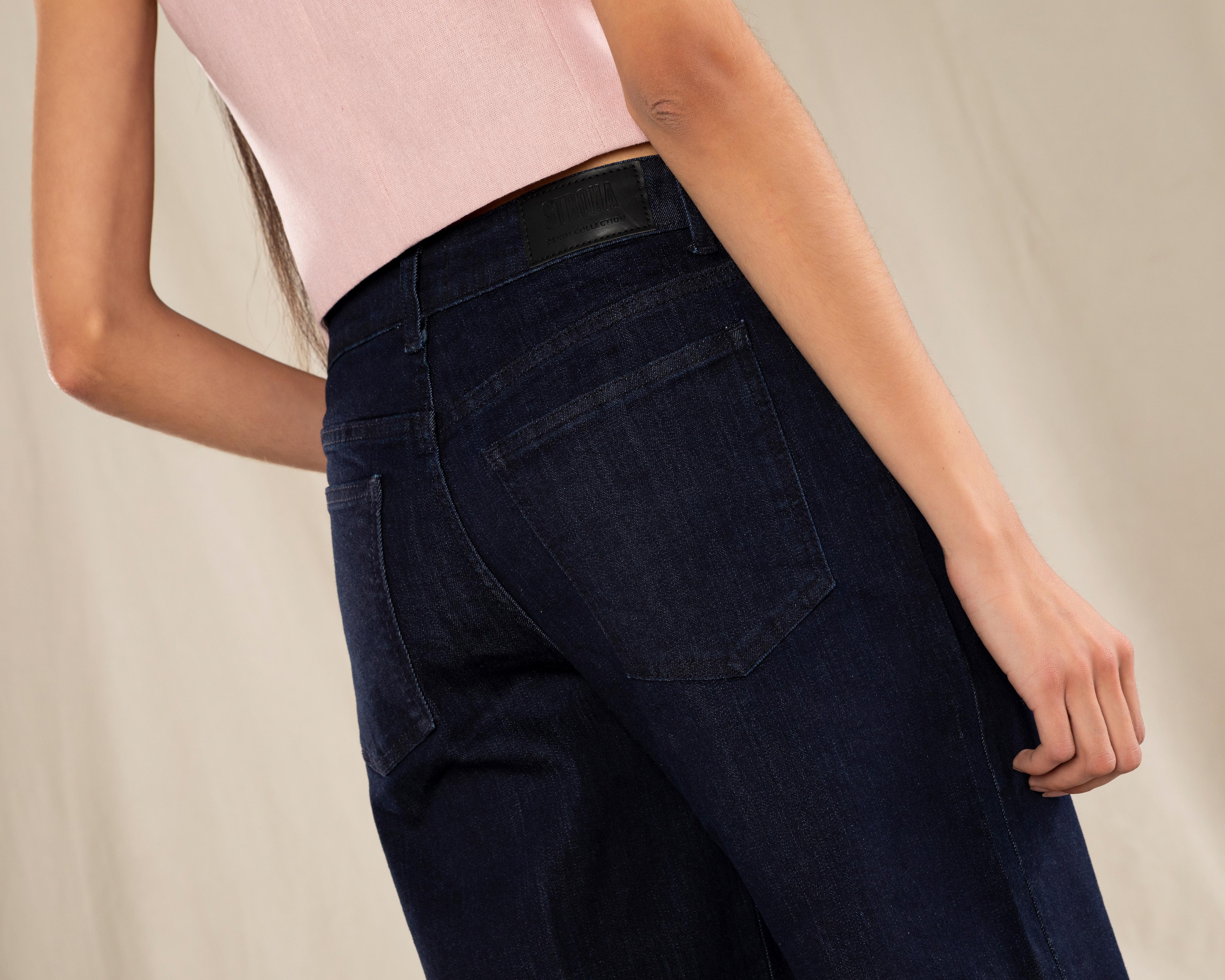 Foto 5 | Jeans Wide Leg Strona para Mujer