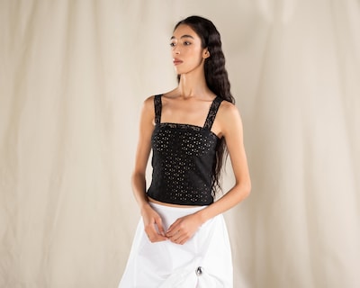 Foto 2 | Blusa con Eyelet Strona para Mujer