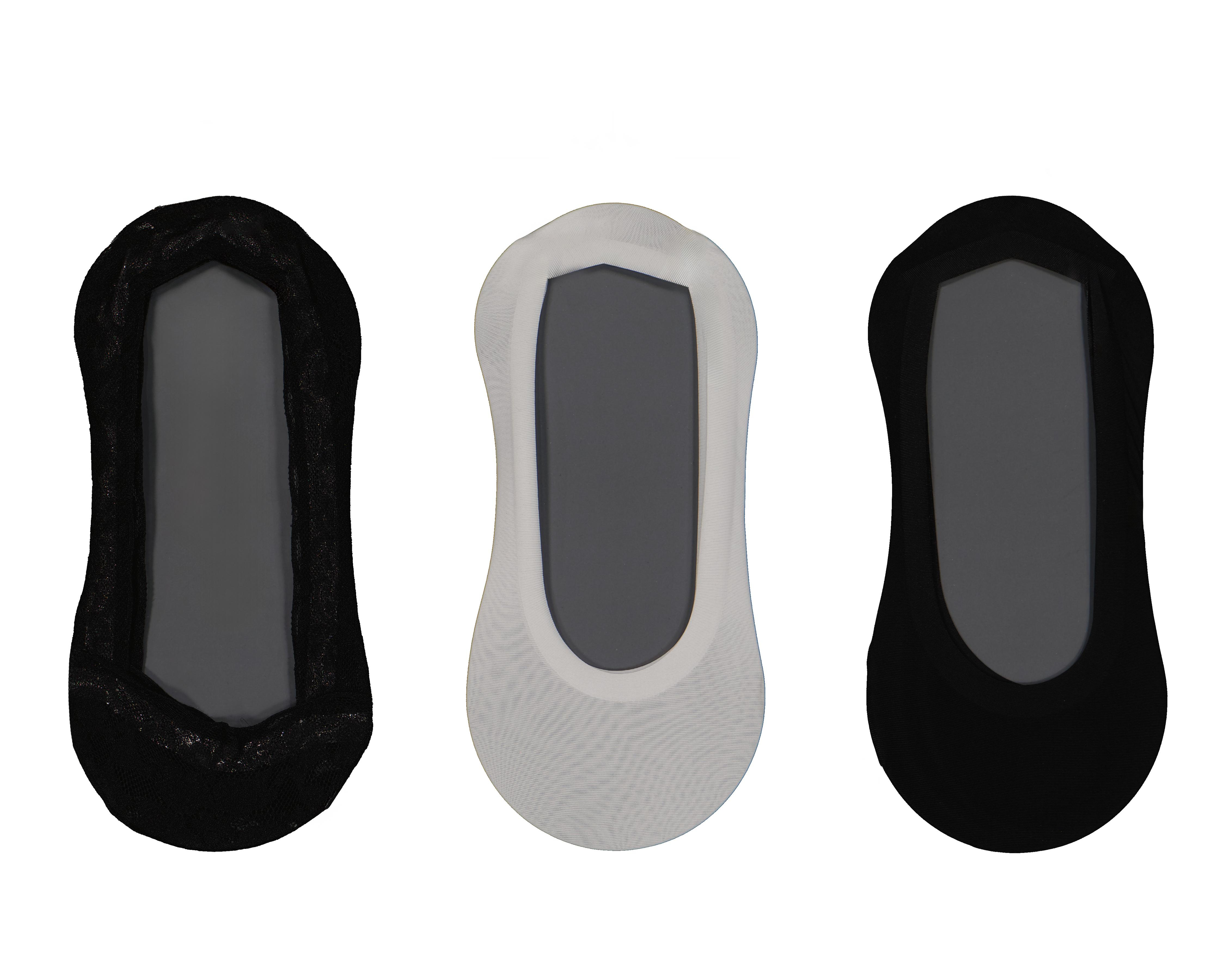 Foto 1 | Calcetas Invisibles Lovest para Mujer 3 Pares