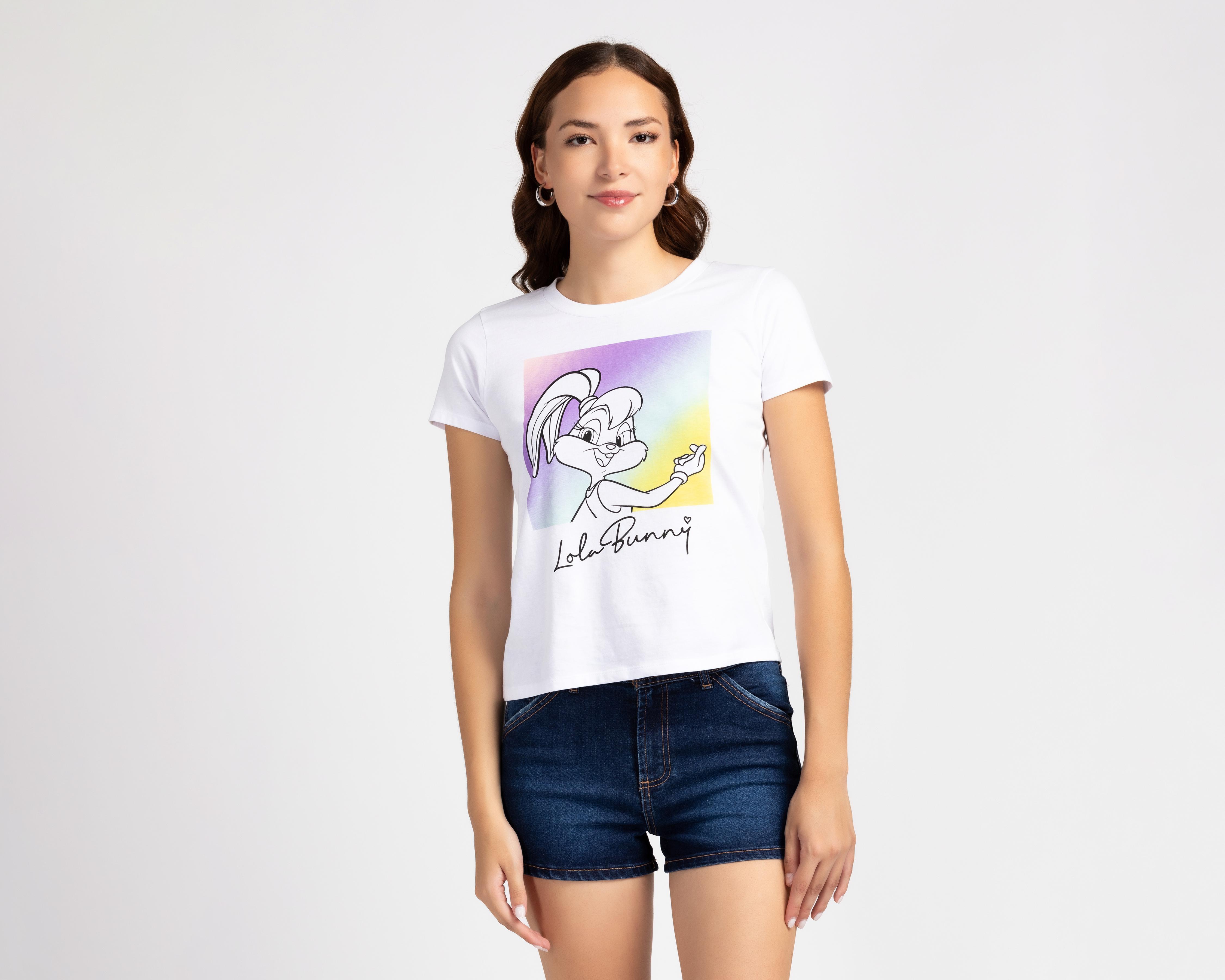 Playera Looney Tunes Estampada para Mujer $119