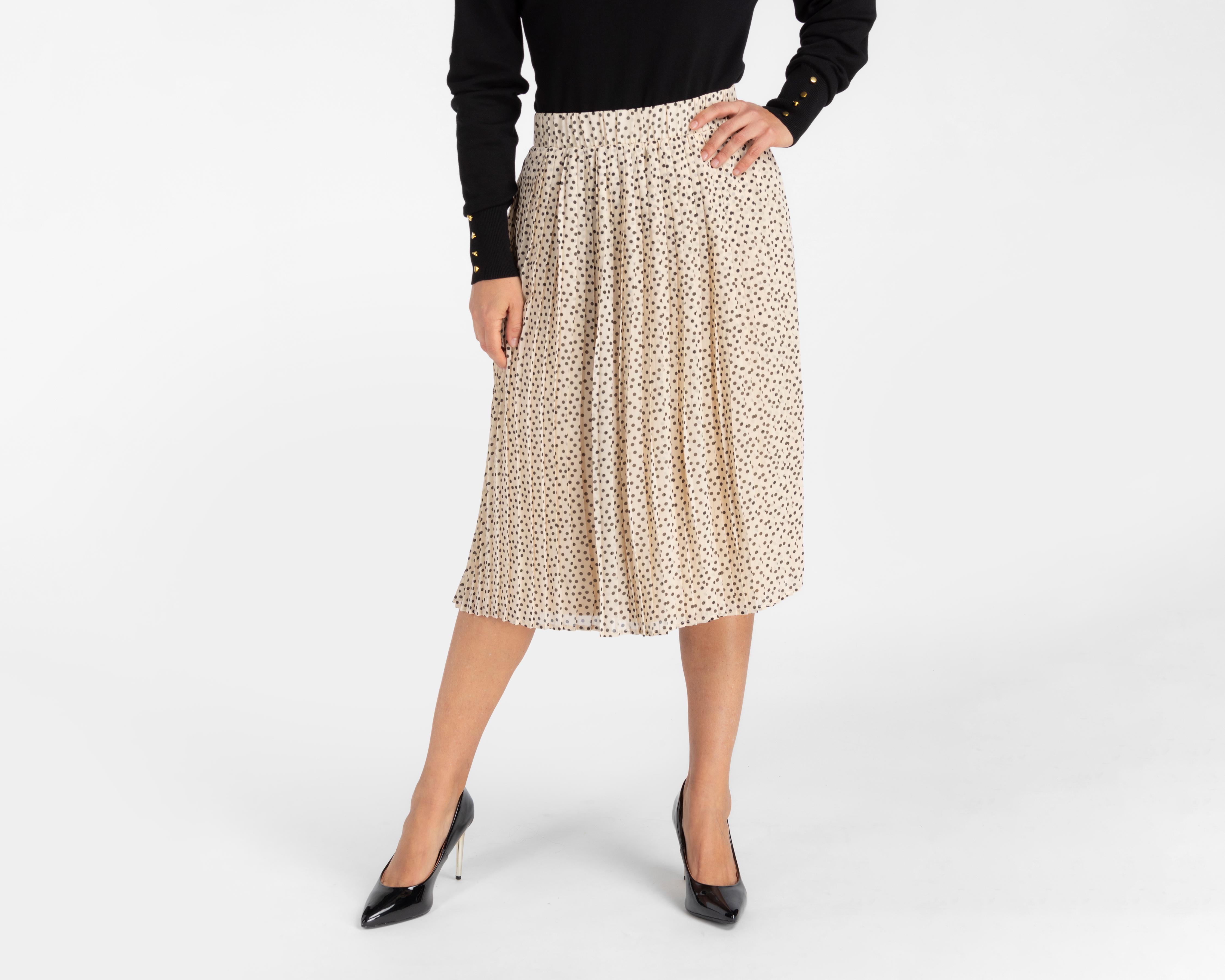 Foto 2 pulgar | Falda Midi Lady Sun Plisada para Mujer