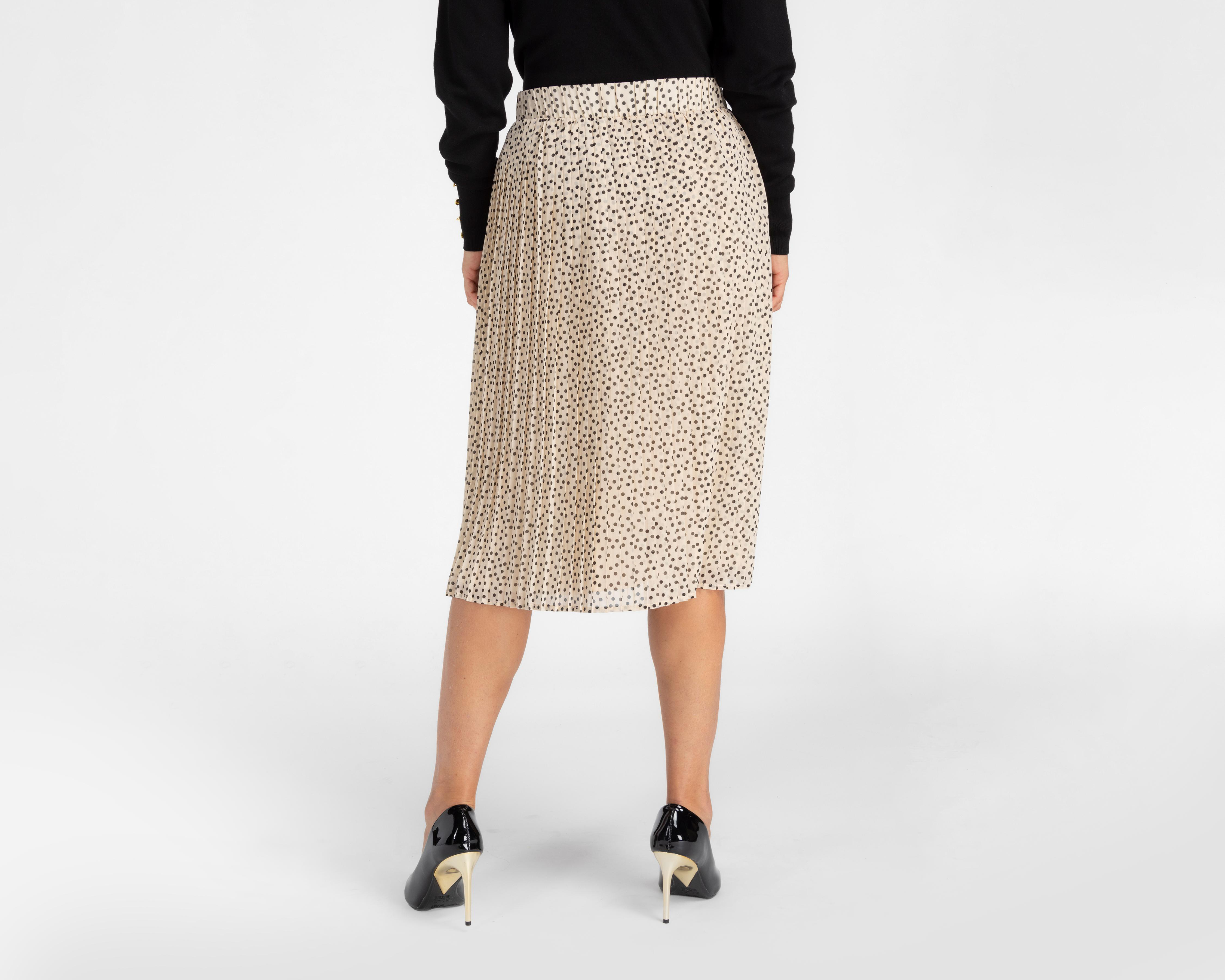 Foto 4 pulgar | Falda Midi Lady Sun Plisada para Mujer