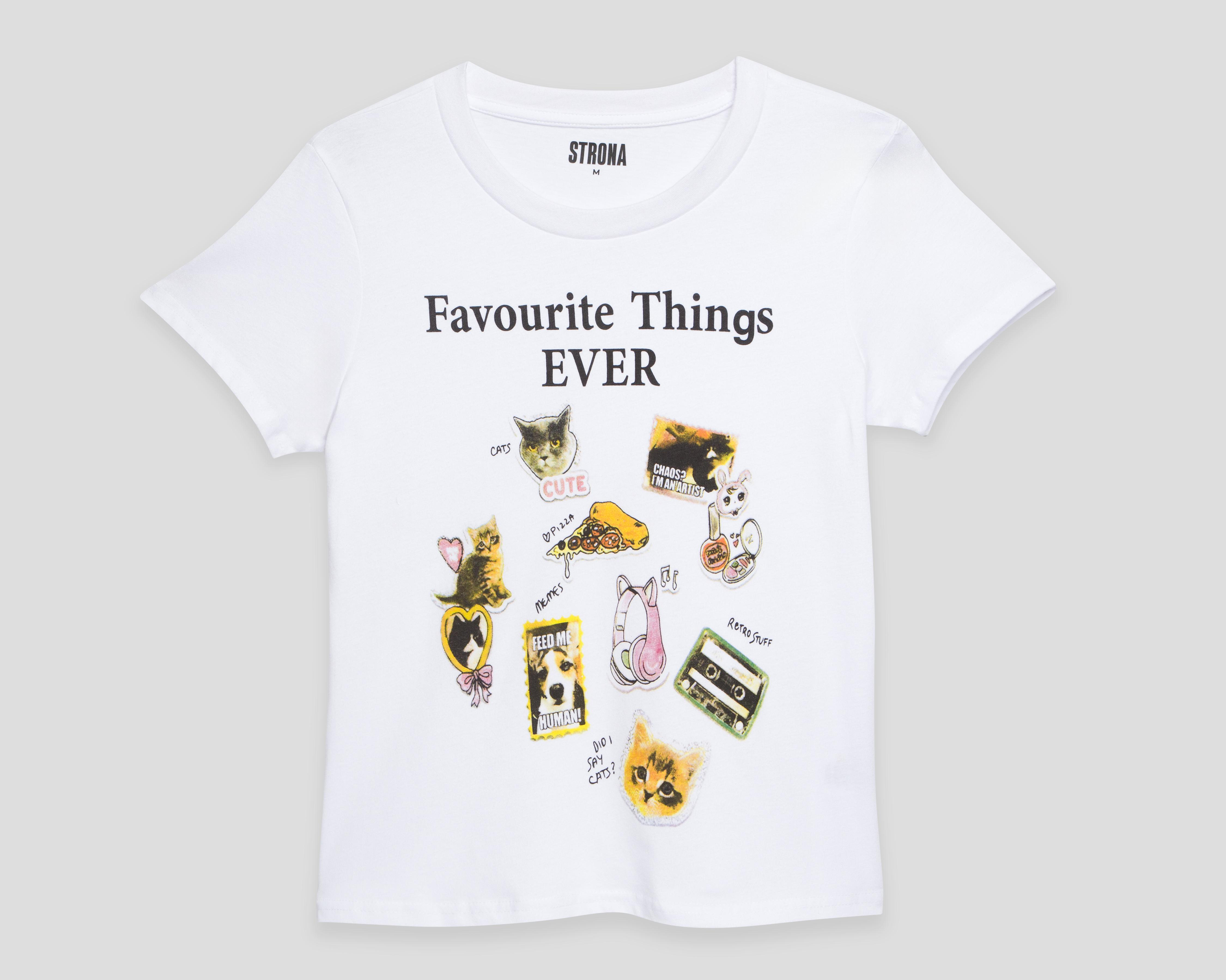 Foto 2 pulgar | Playera Estampada Strona para Mujer