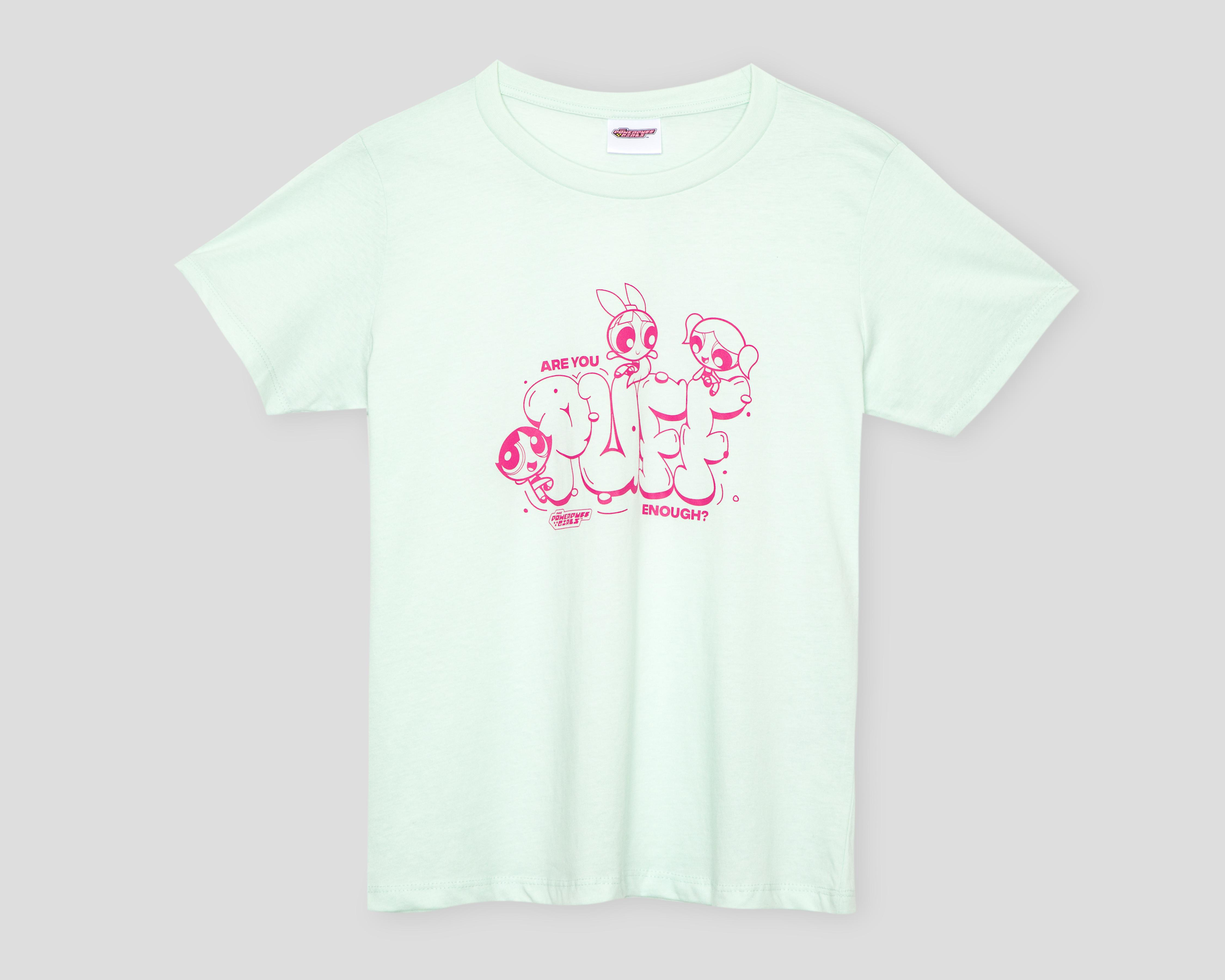 Foto 1 | Playera Manga Corta Las Chicas Superpoderosas para Mujer