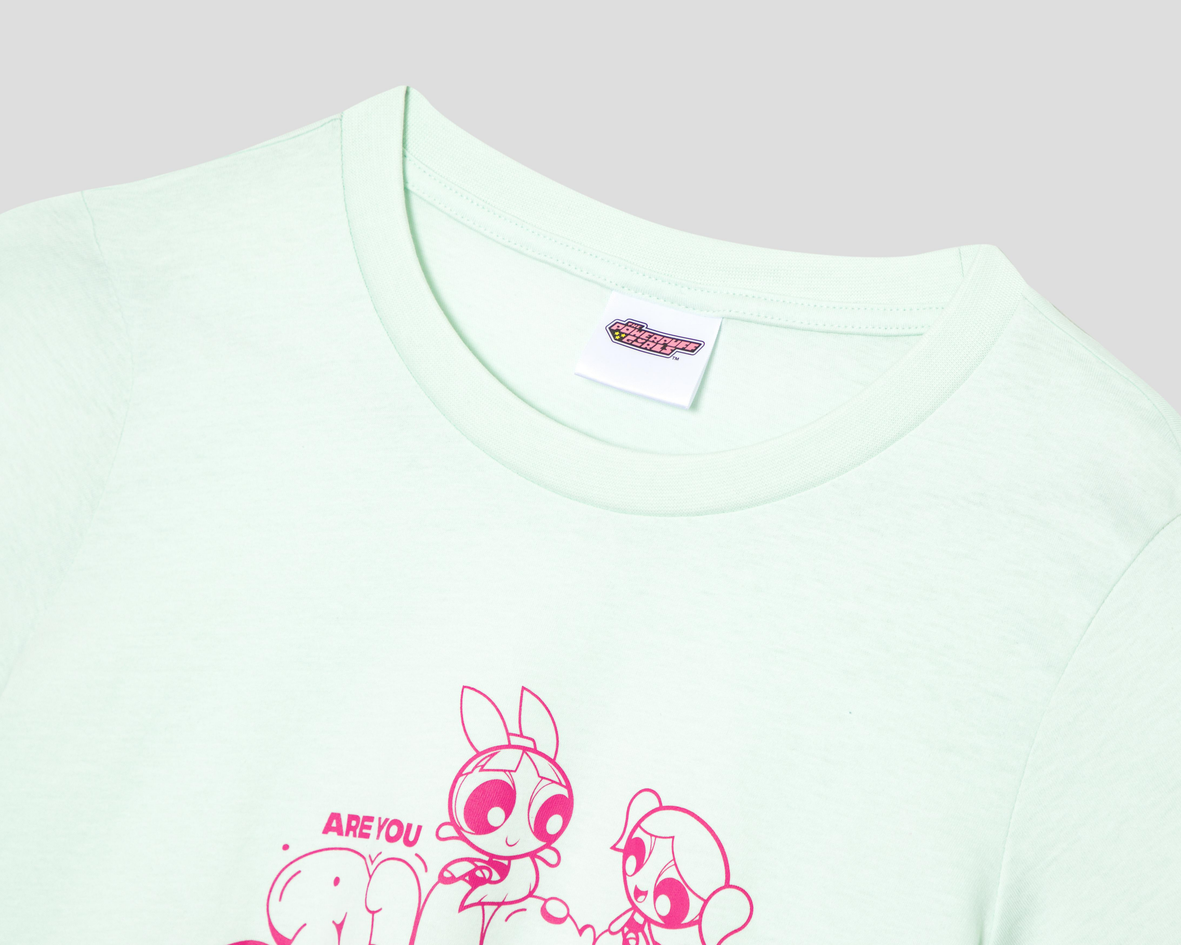 Foto 4 pulgar | Playera Manga Corta Las Chicas Superpoderosas para Mujer