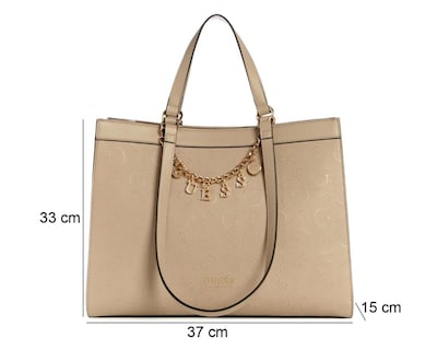 Foto 4 | Bolsa de Hombro Guess Amarantha con Colgante