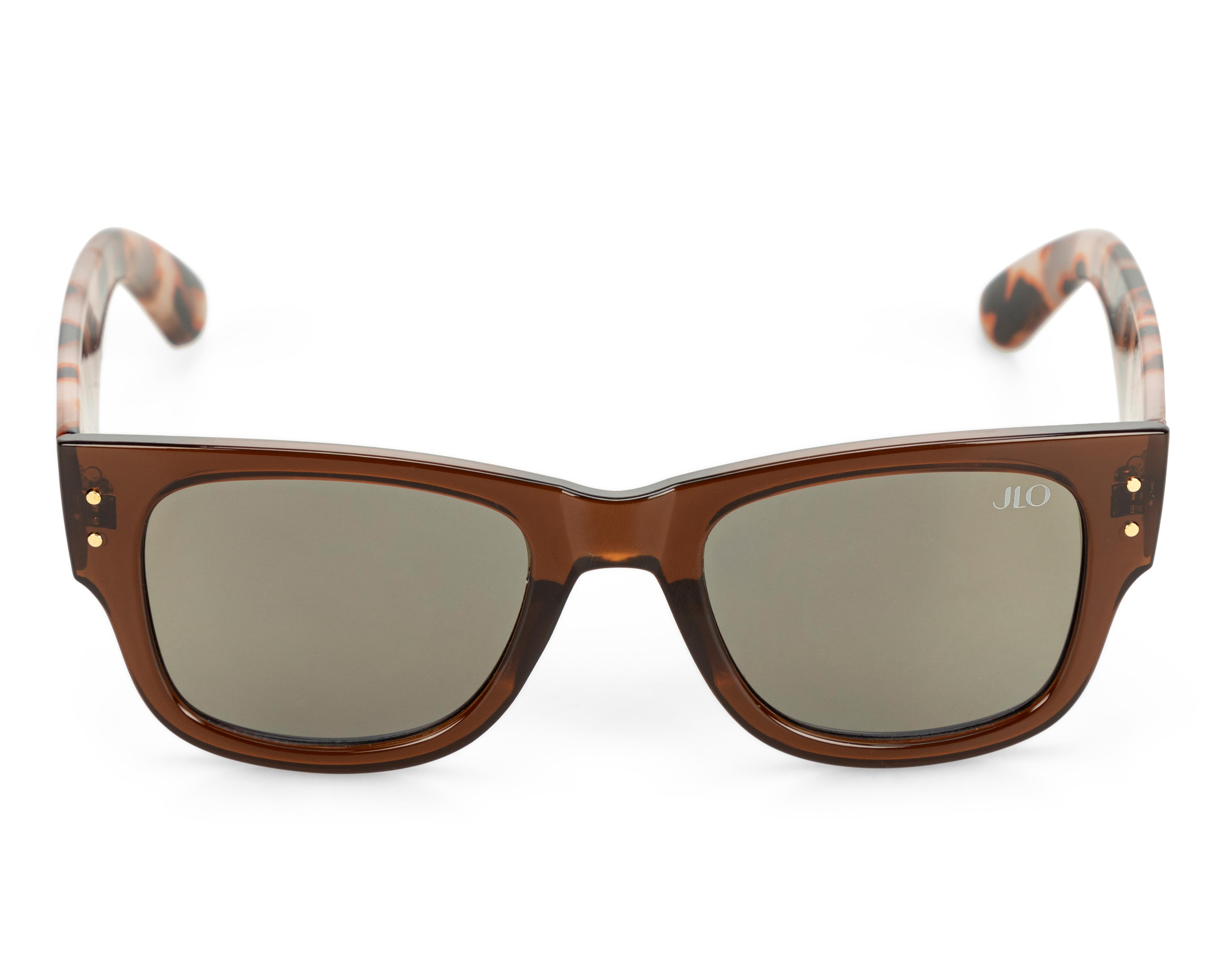 Foto 3 pulgar | Lentes de Sol para Mujer Jennifer Lopez Wayfarer Cafés