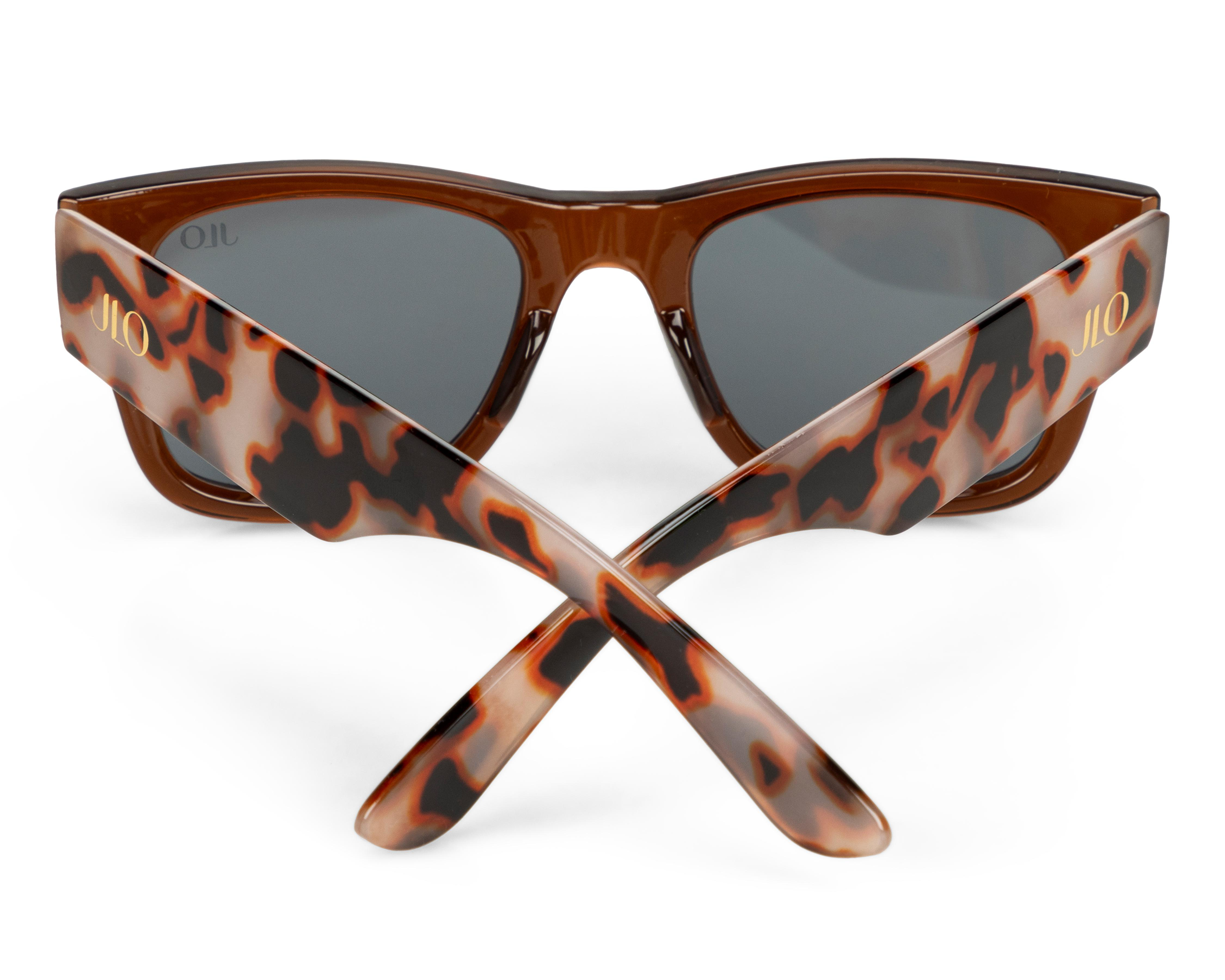 Foto 4 pulgar | Lentes de Sol para Mujer Jennifer Lopez Wayfarer Cafés