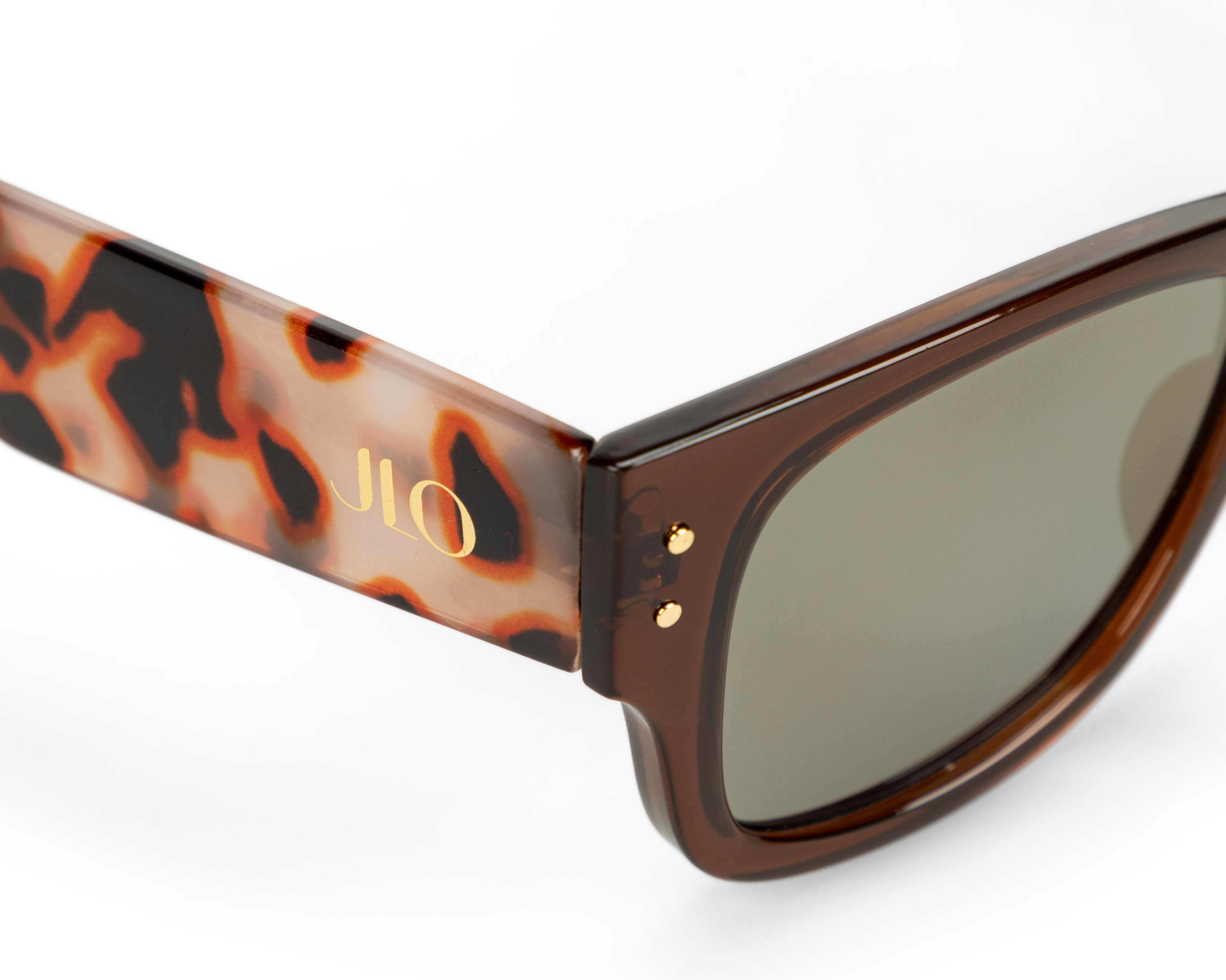 Foto 5 pulgar | Lentes de Sol para Mujer Jennifer Lopez Wayfarer Cafés