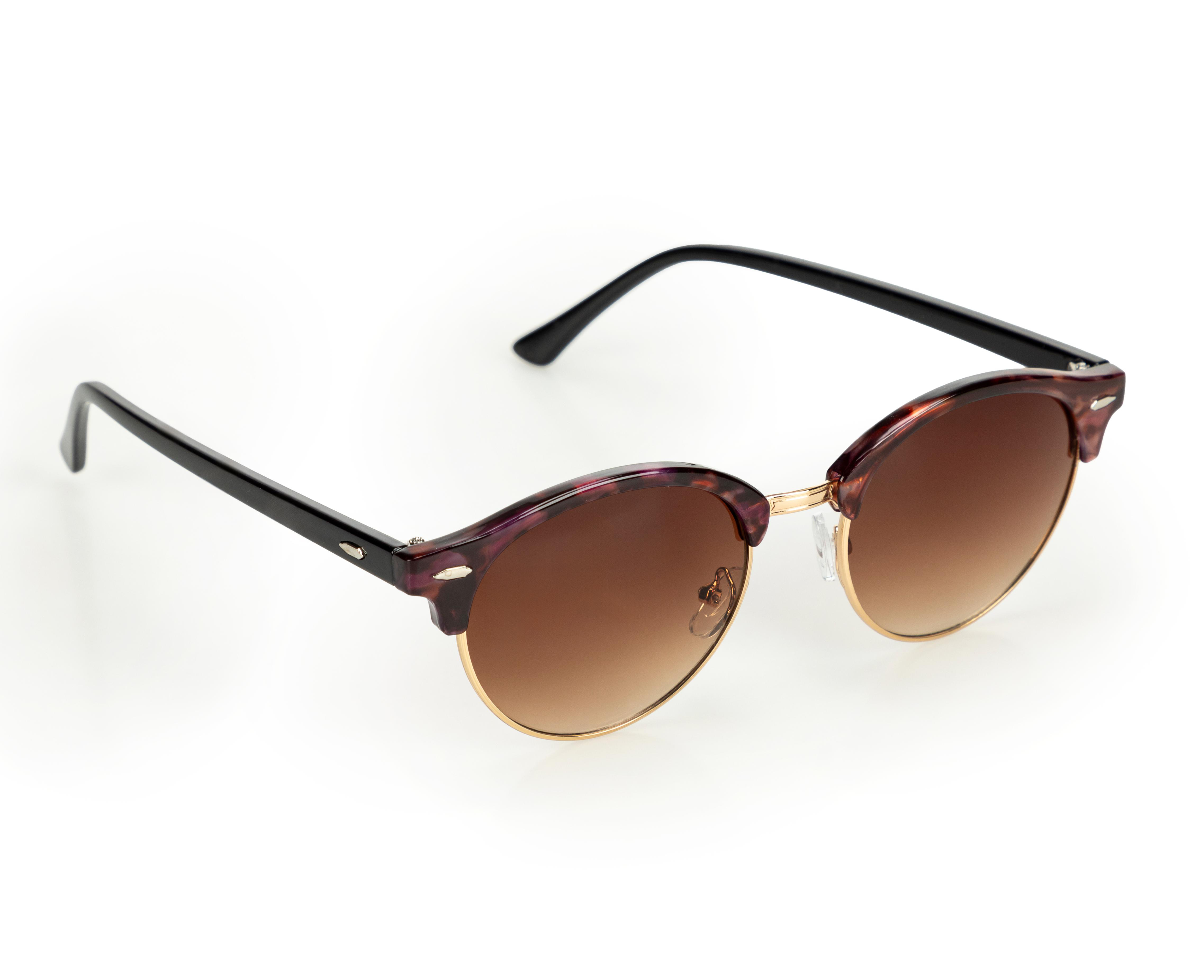 Foto 1 | Lentes de Sol para Mujer 18 Forever Redondos Cafés